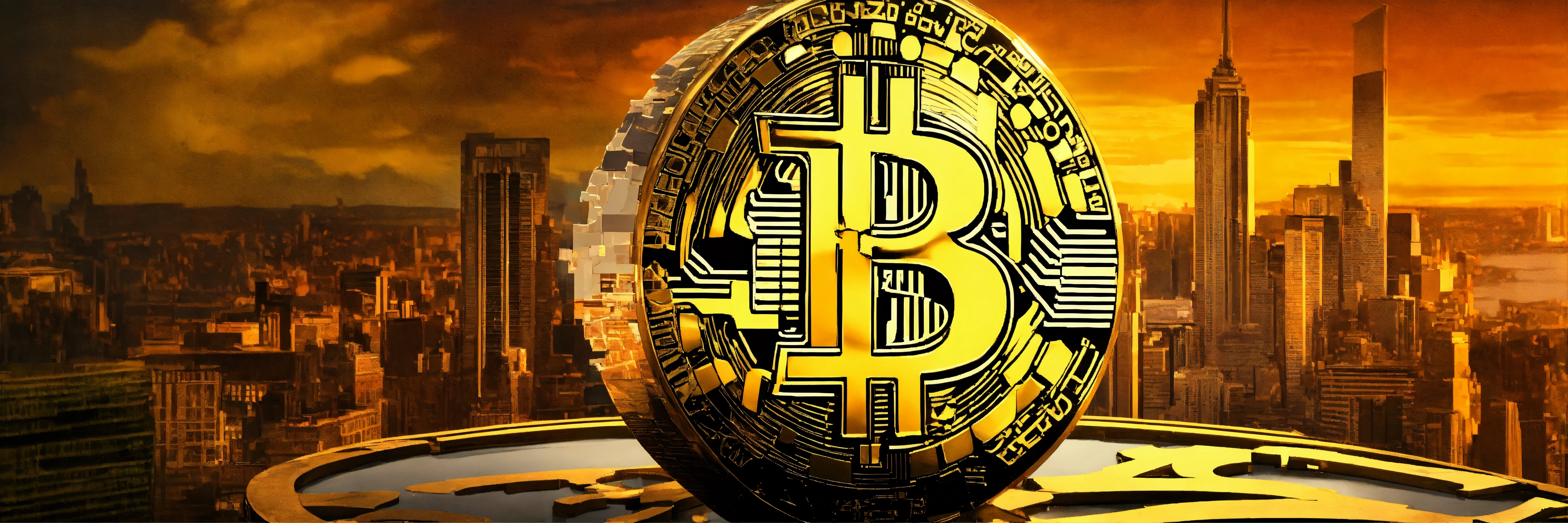 Lexica - Image of a broken financial system symbolized by a cracked ...