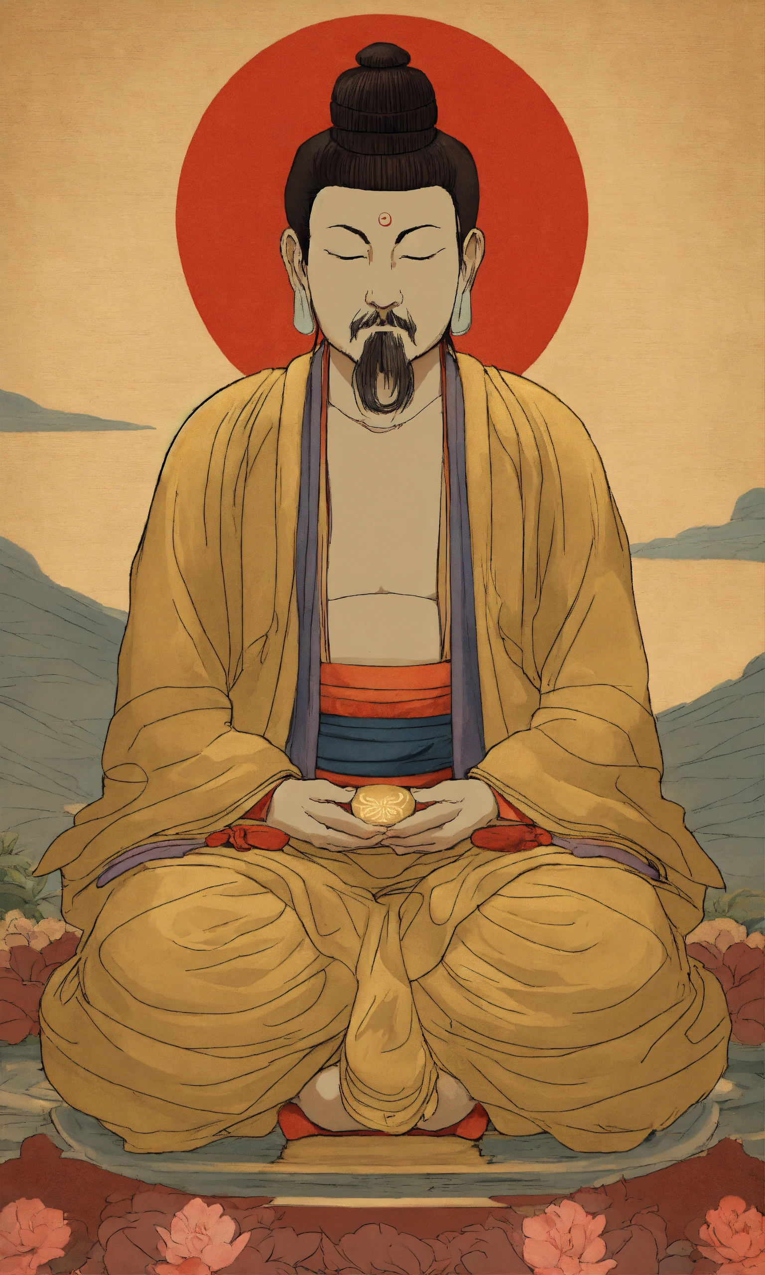 Lexica - Portrait of a zen master