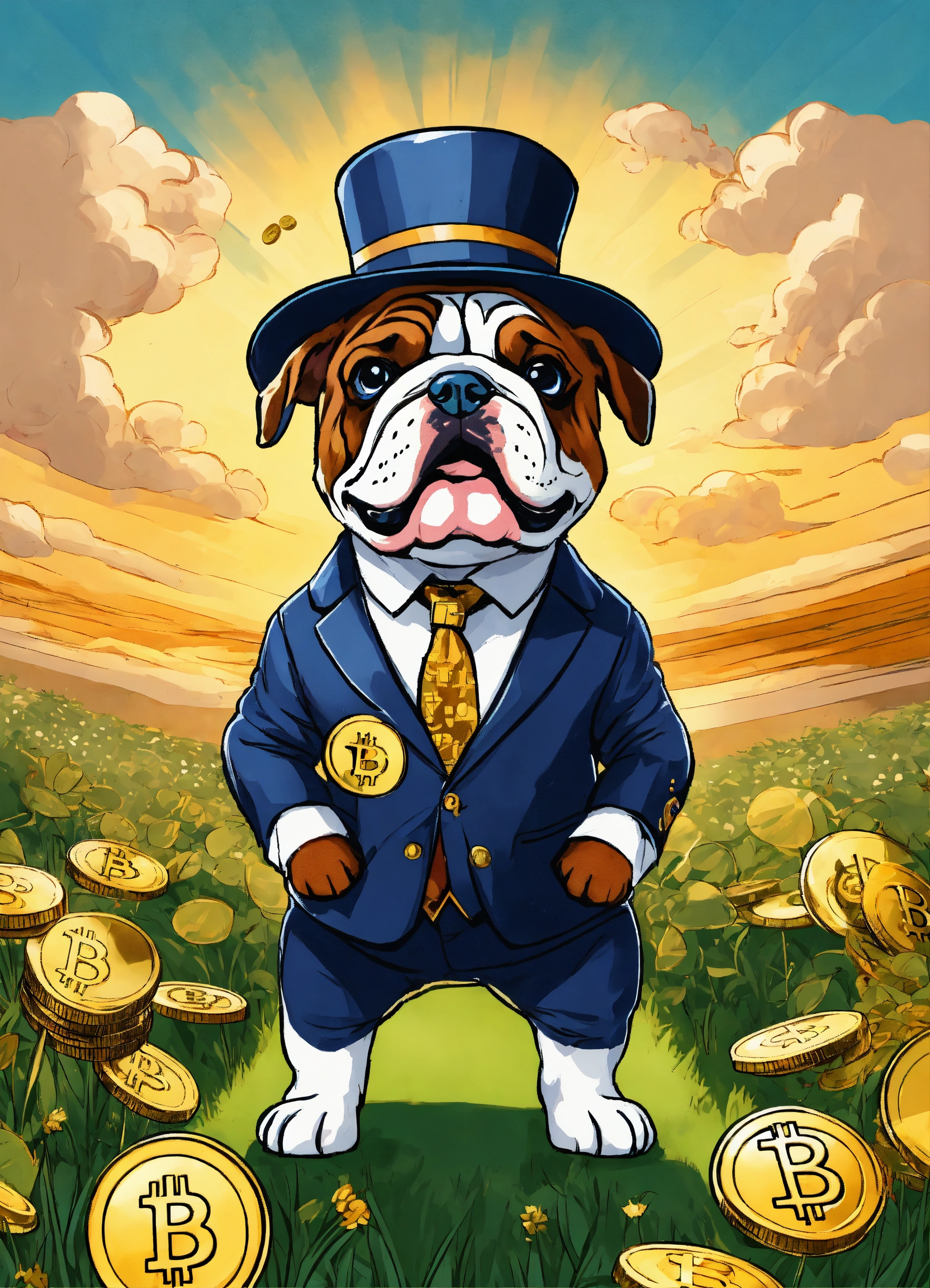 lexica-image-of-a-millionaire-bulldog-puppy-dressed-in-an-elegant