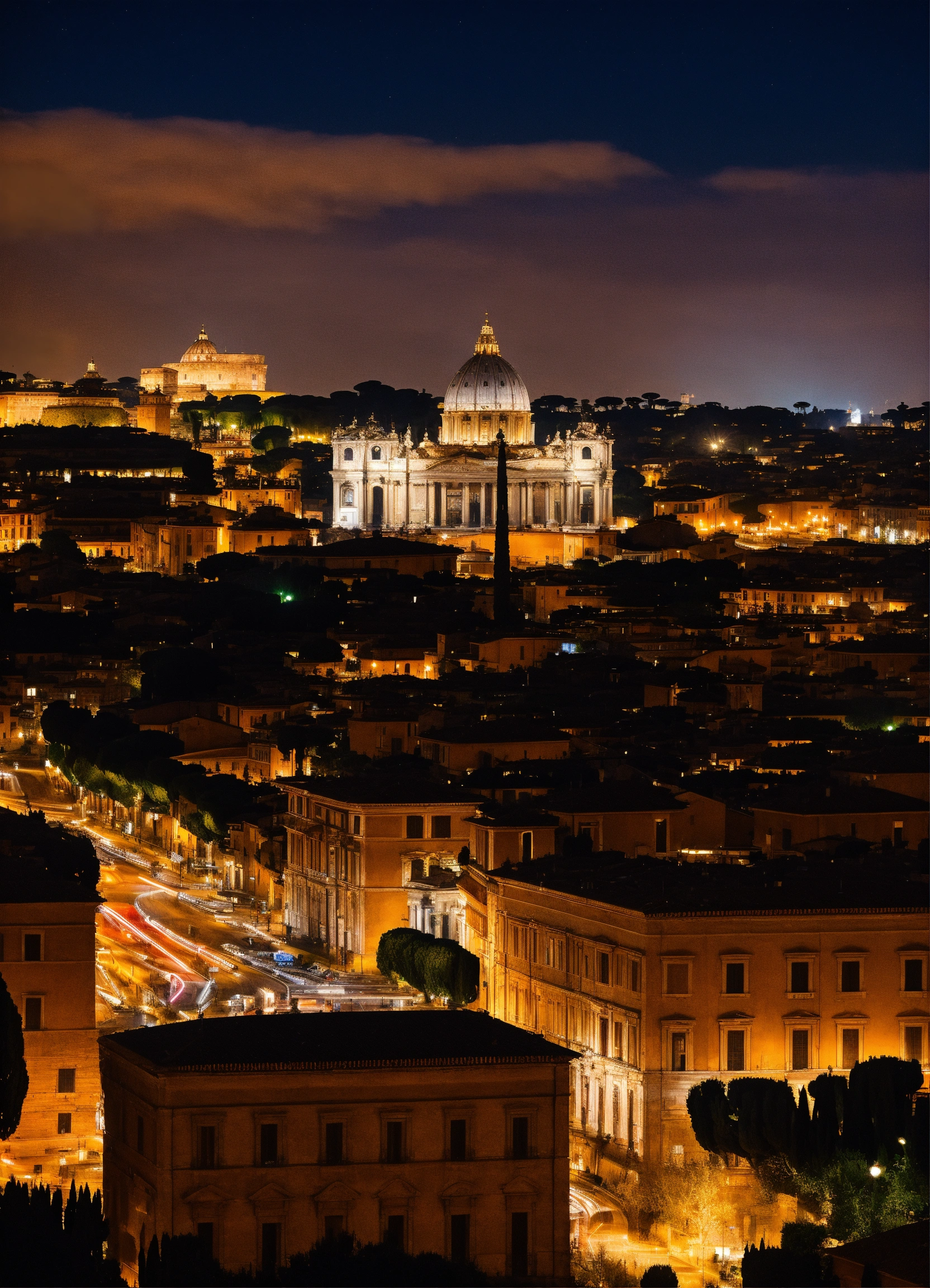 Lexica - Rome skyline night