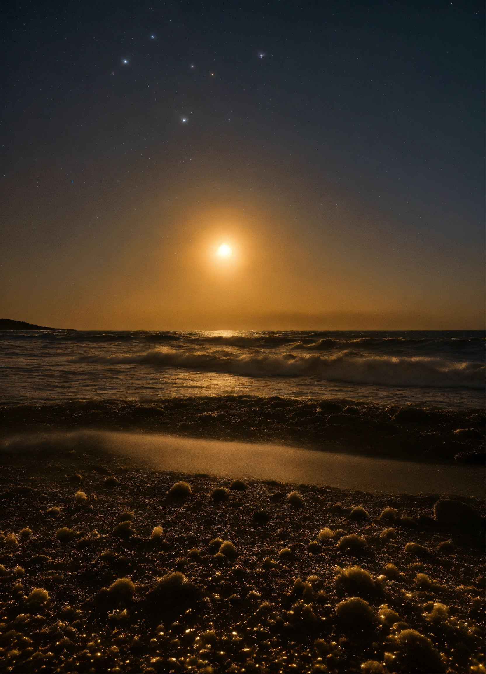 Lexica - Sur une vaste étendue de sable doux, une silhouette est assise ...
