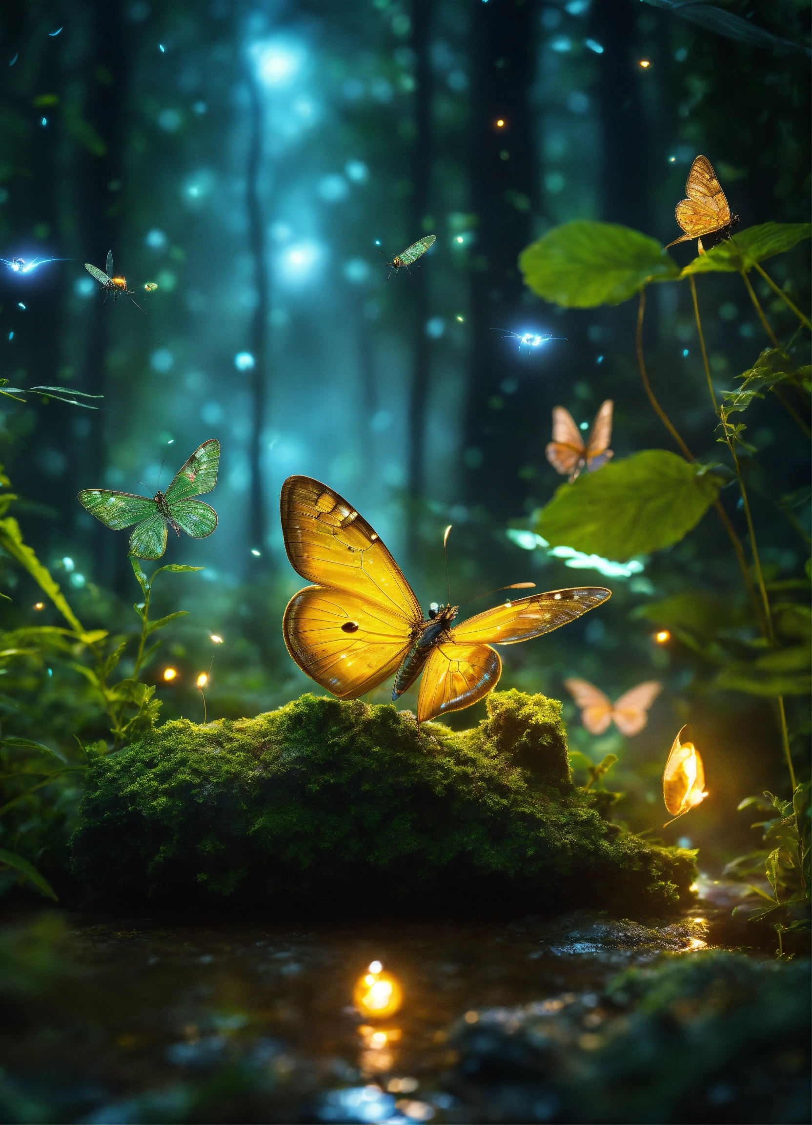 Lexica - Ultra beautiful little ferry creatures in a beautiful mystical ...
