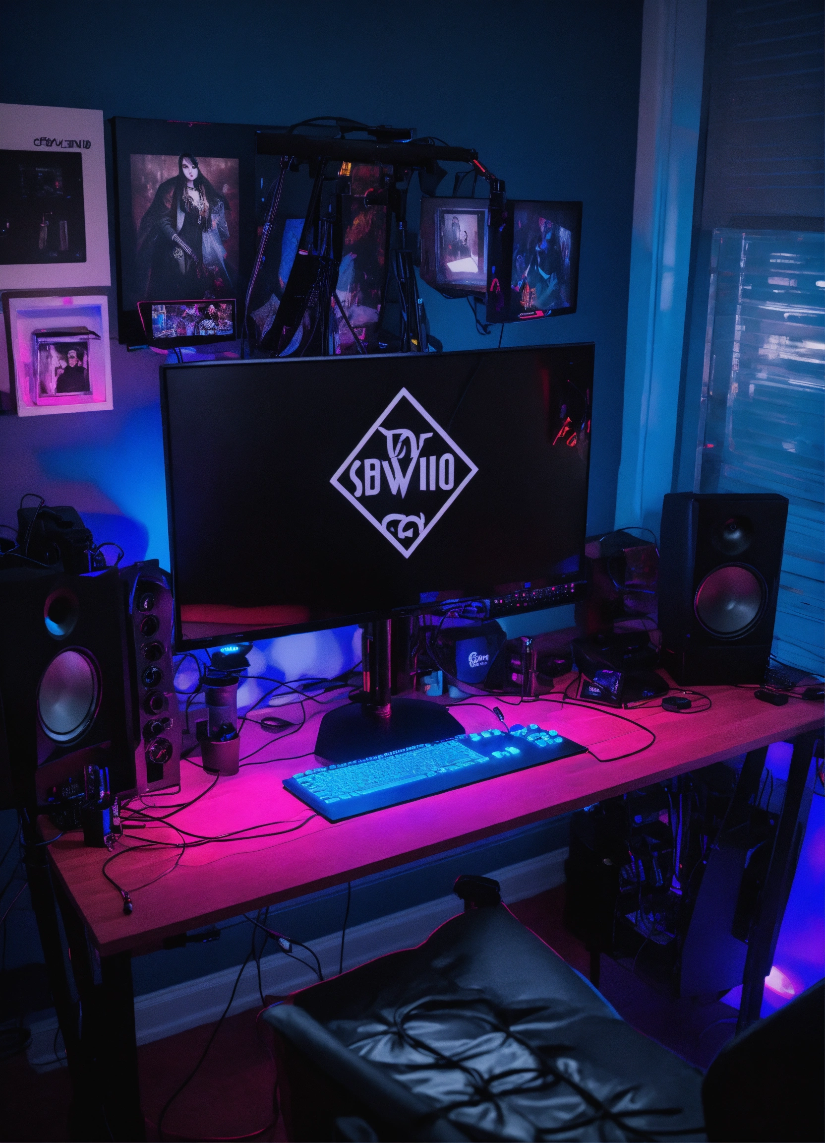 Lexica - Goth streaming setup