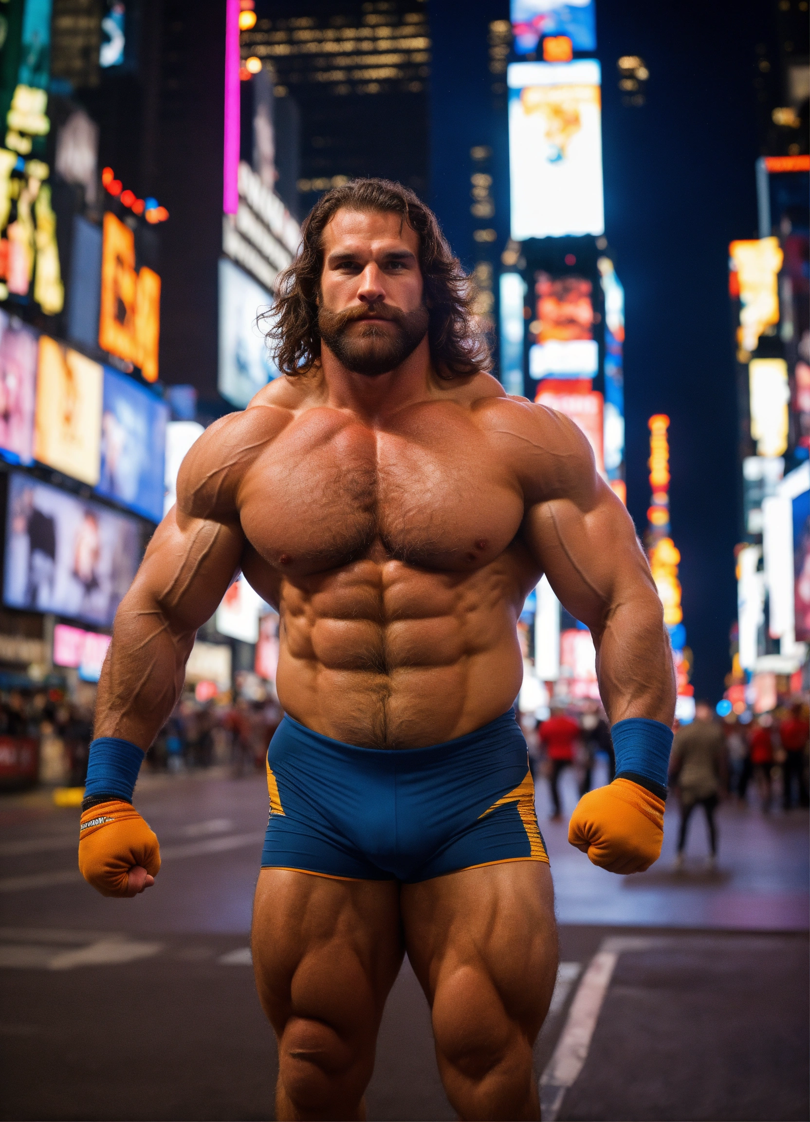 Lexica - 30-year-old hairy Swiss man with big muscles, big bodybuilder ...