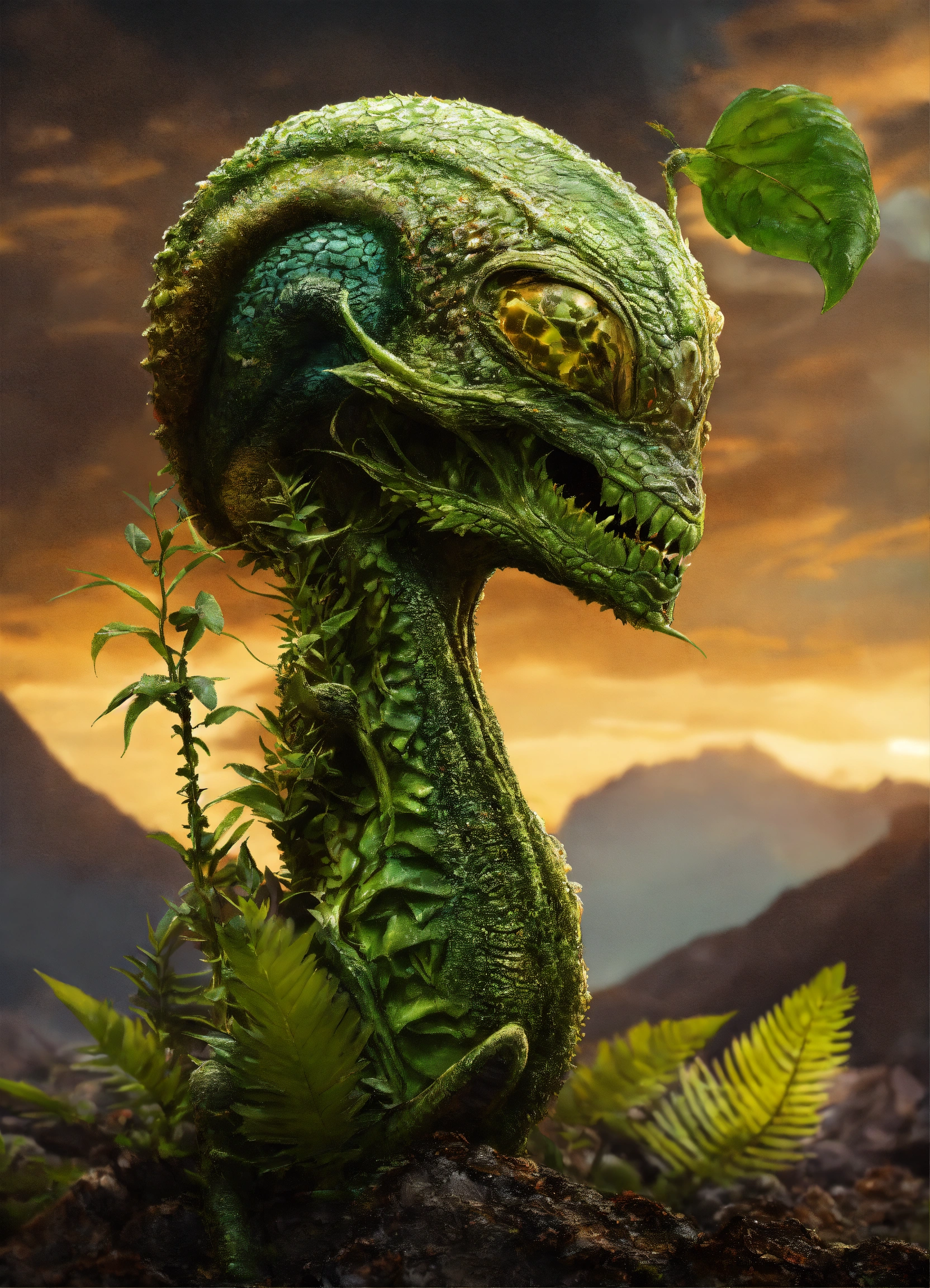 Lexica - Extremely creative Alien Plant species that is a reptillian ...