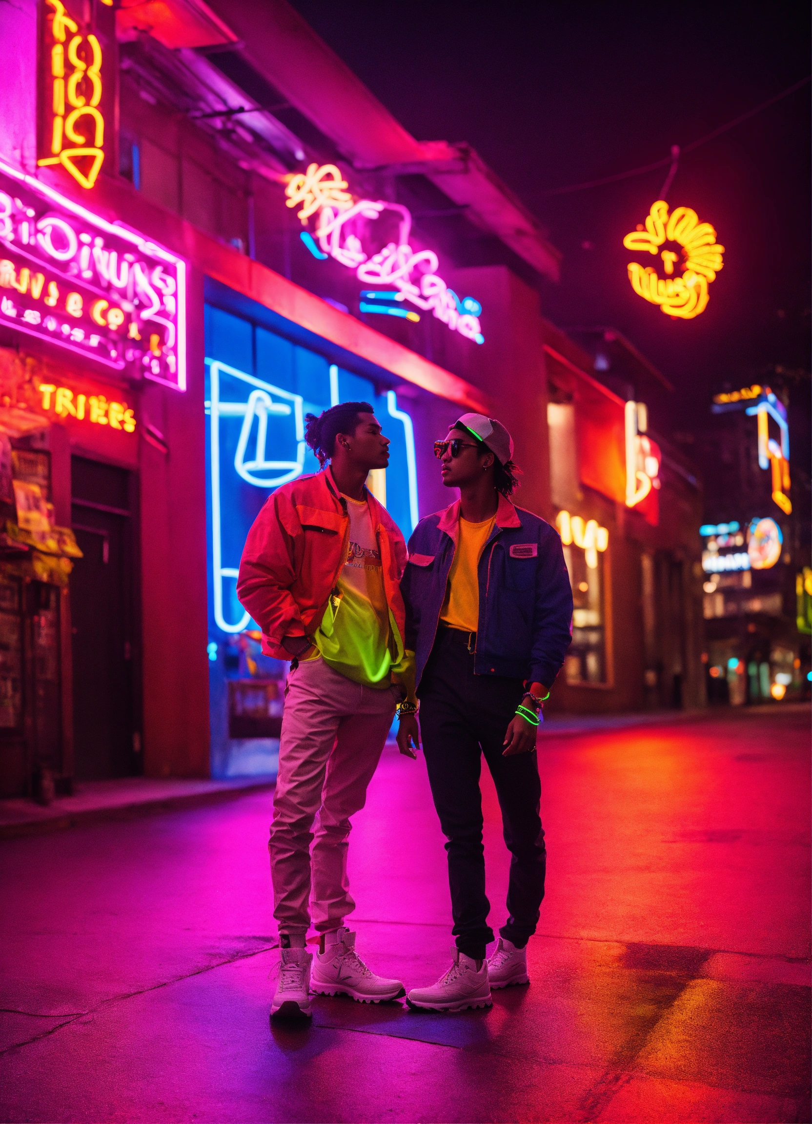 Lexica - Partner together neon vibe