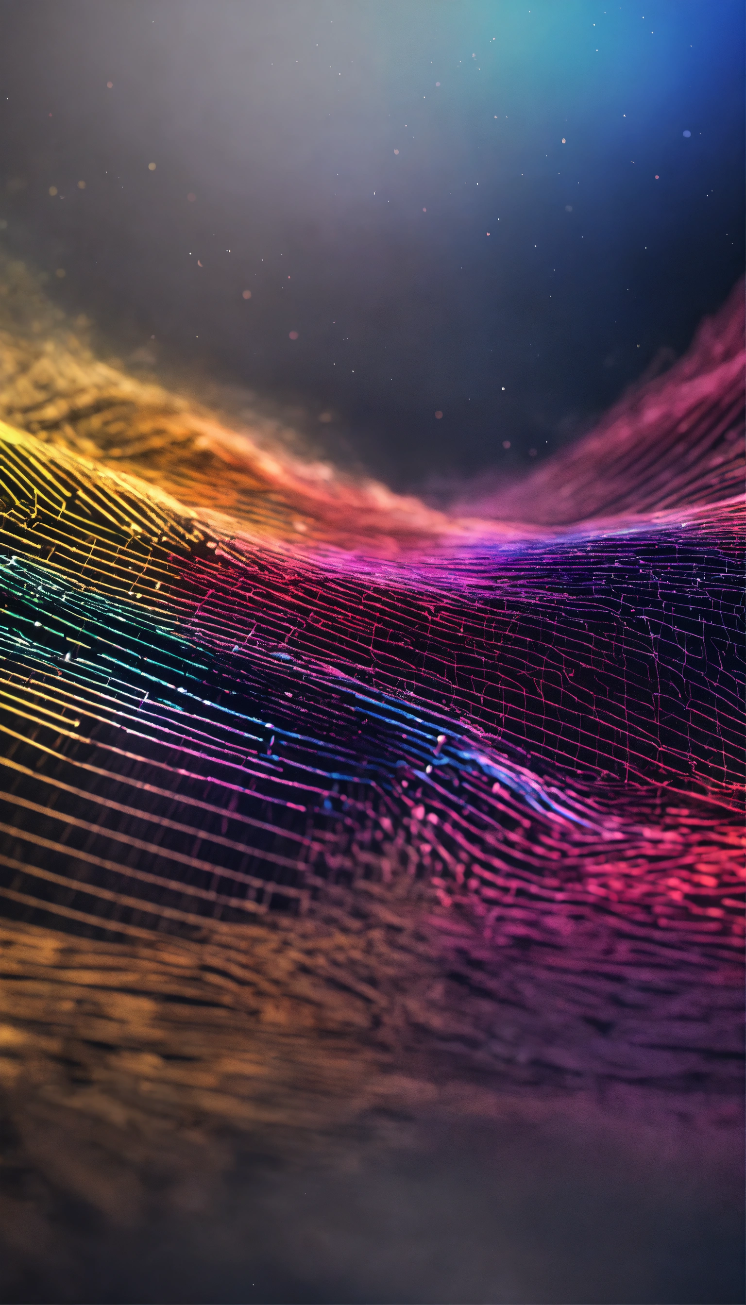 Lexica - Gray abstract wireframe technology background, vibrant ...