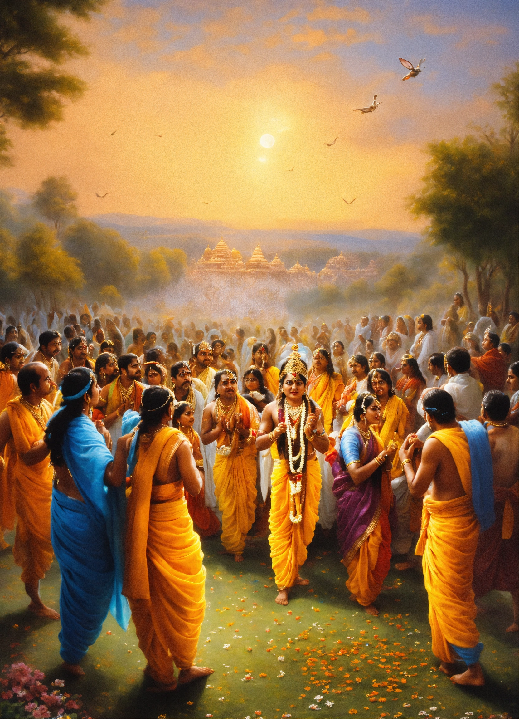 Lexica - People uttering Hare Rama, Hare Krishna, Krishna Krishna, Hare ...