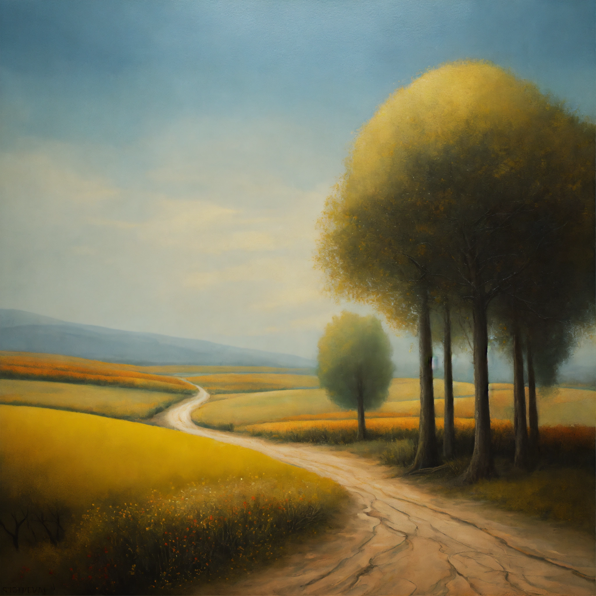 Lexica - High-resolution oil painting landscape surrealist, a ...