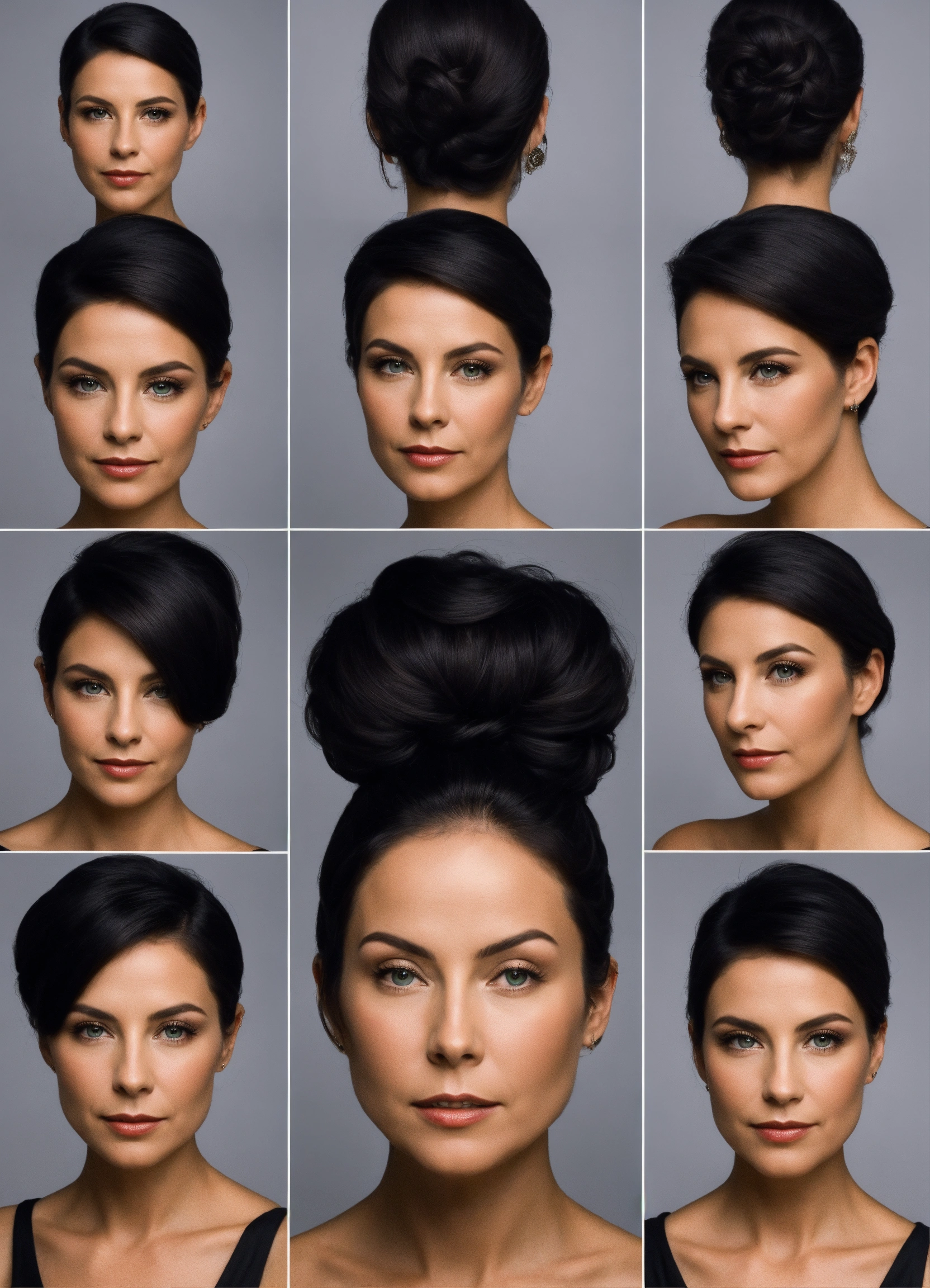 Lexica - Signora 35 anni, minuta, capelli corti neri, viso ovale ...