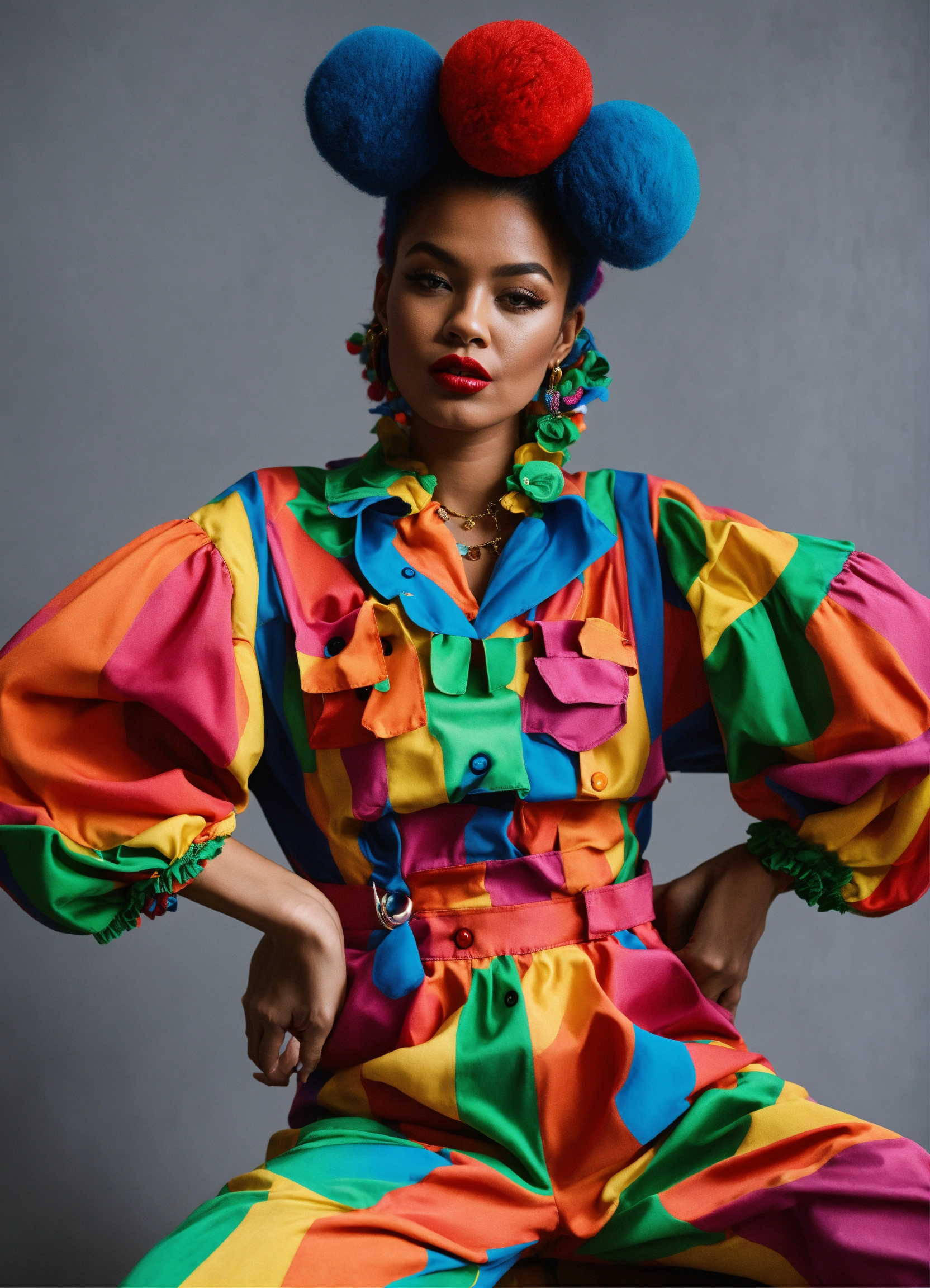 Lexica - Colorful koko the clown jumpsuit