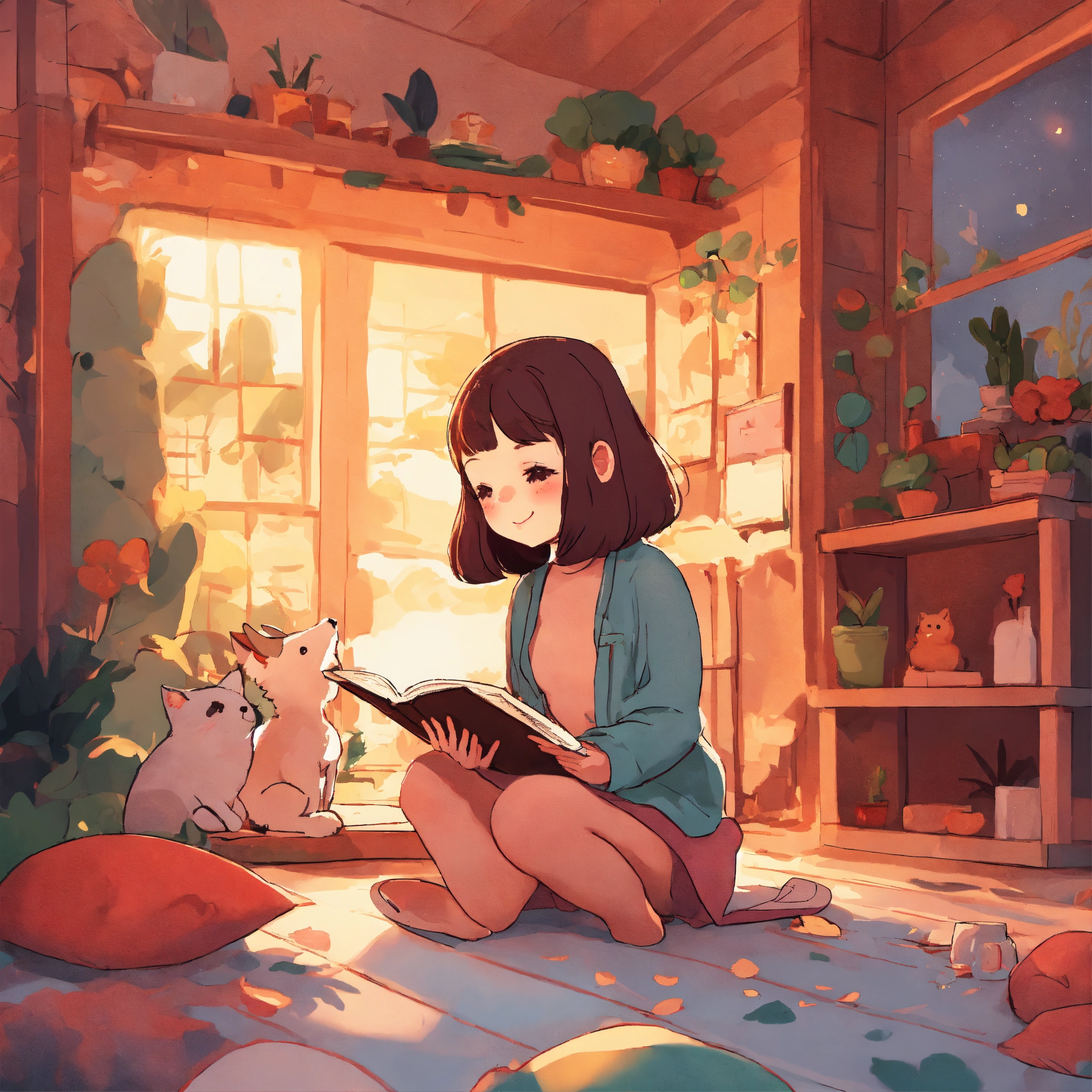 Lexica - Cute illustration in digital art style