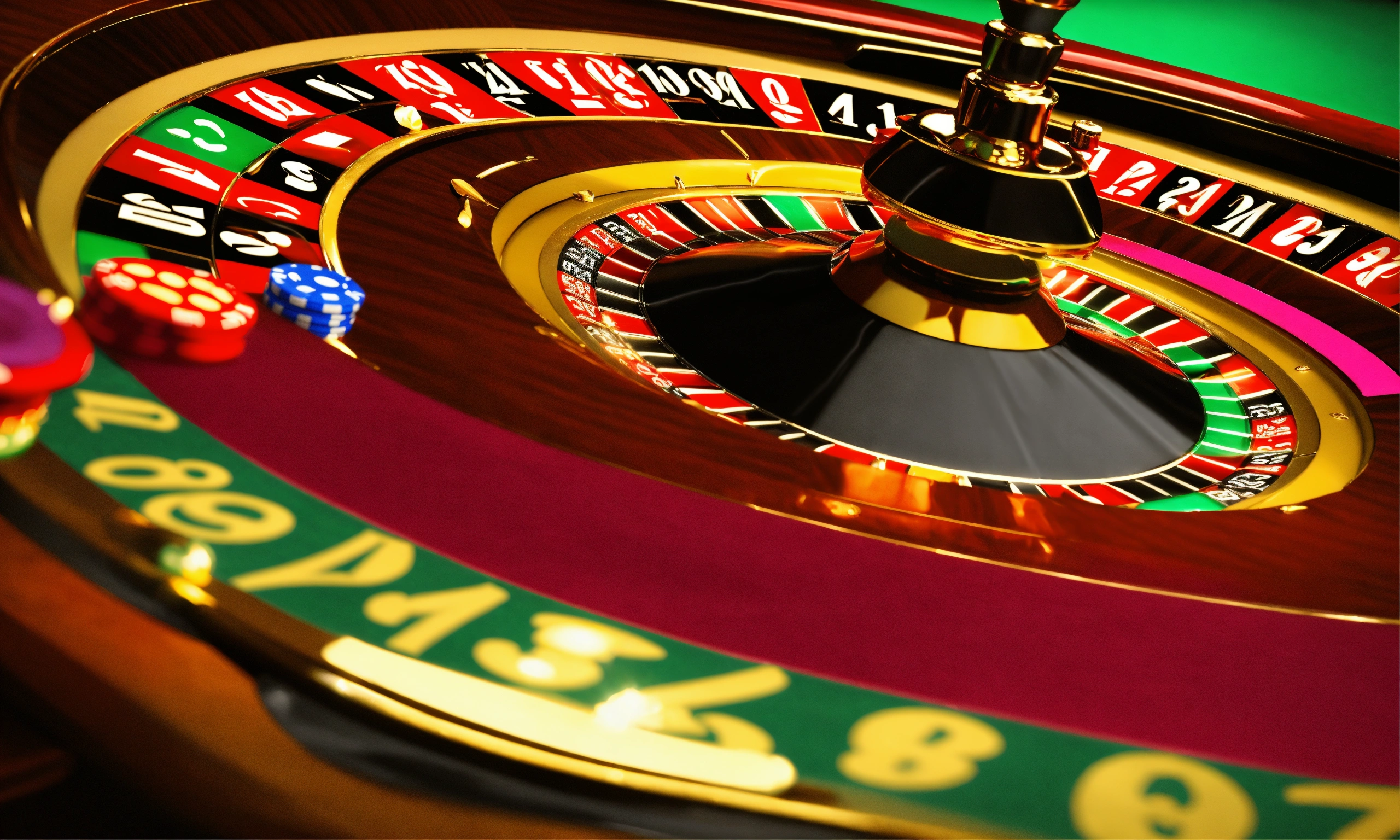 Lexica - A casino roulette in the screen wheel is shown, with lots of ...