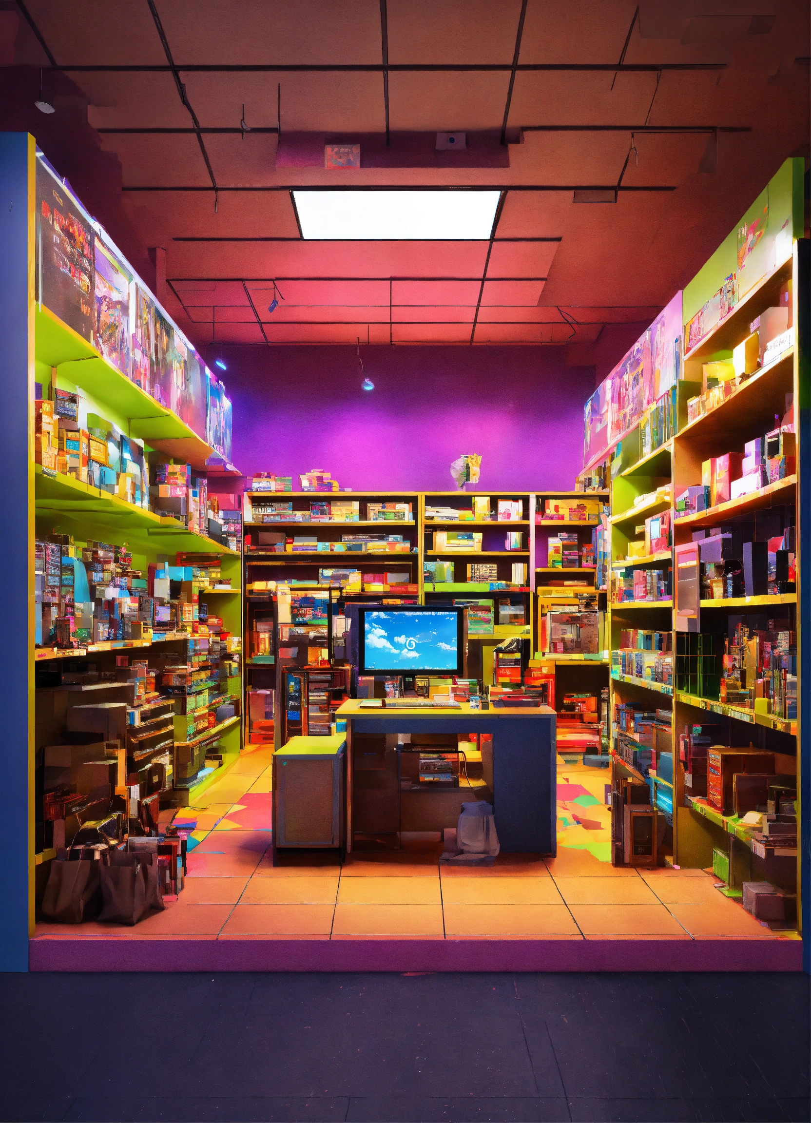 Lexica - Computer store 3D art