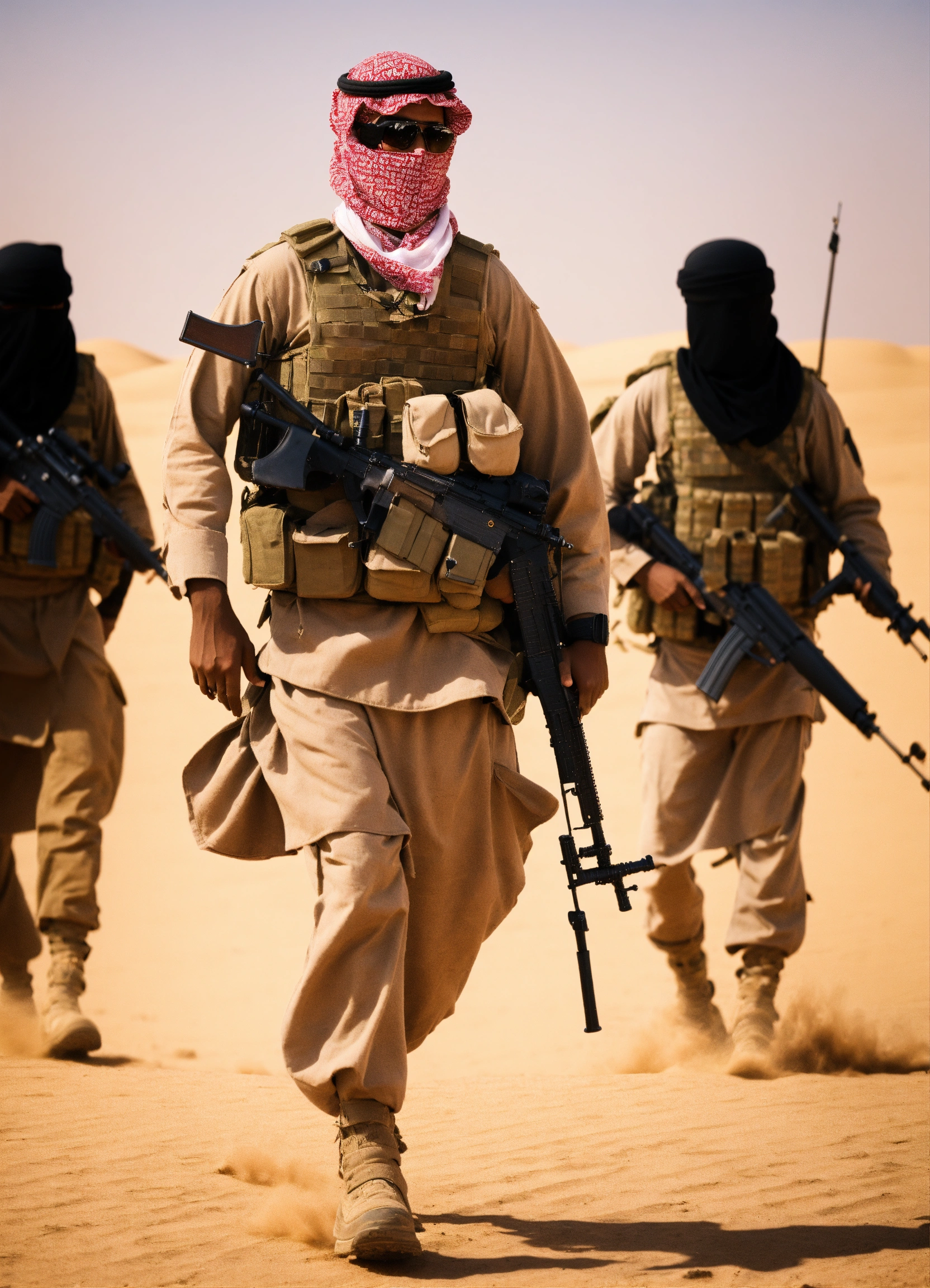 Lexica - Islamic soliders war in desert