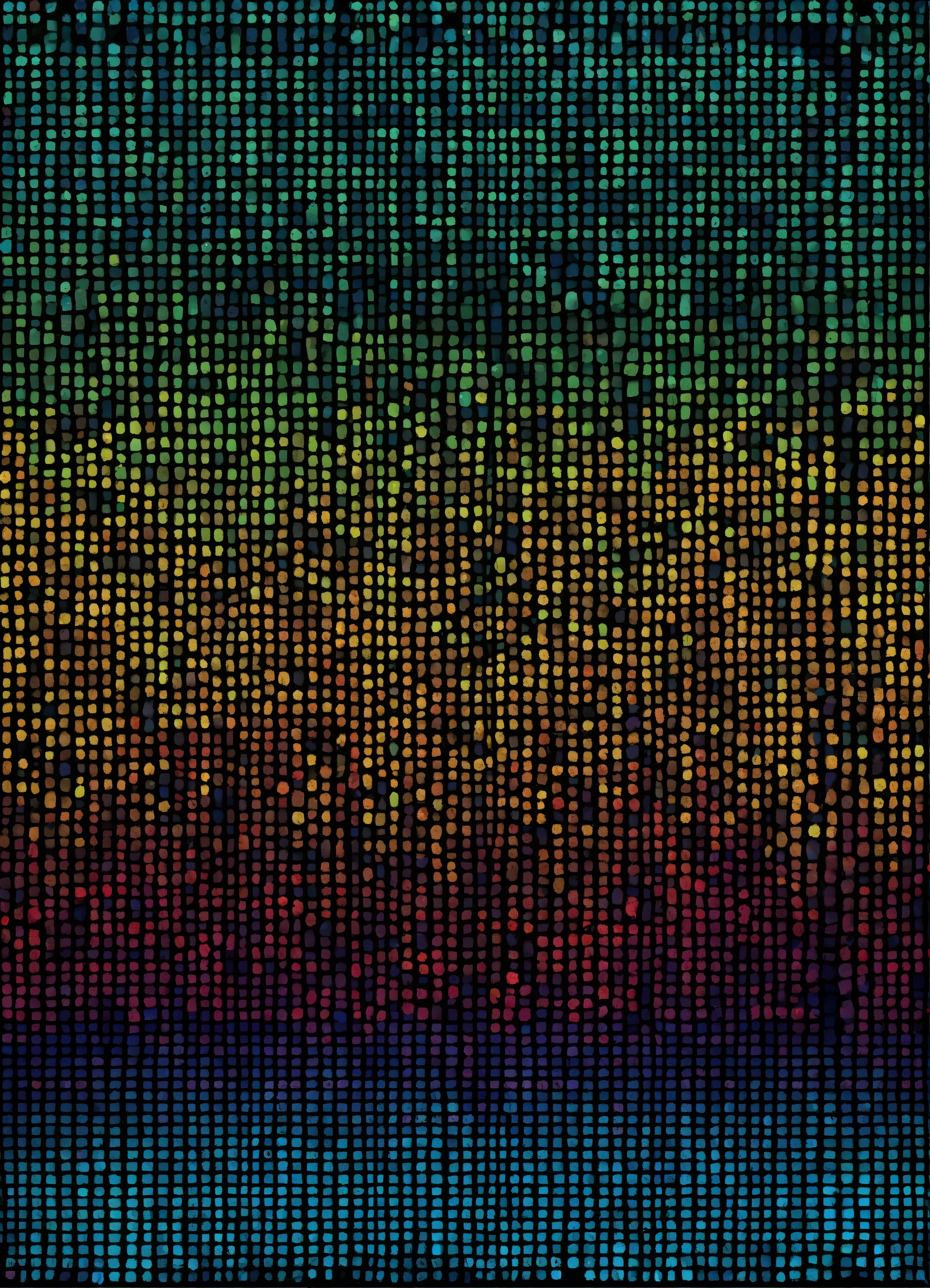 Lexica ones and zeros matrix waterfull