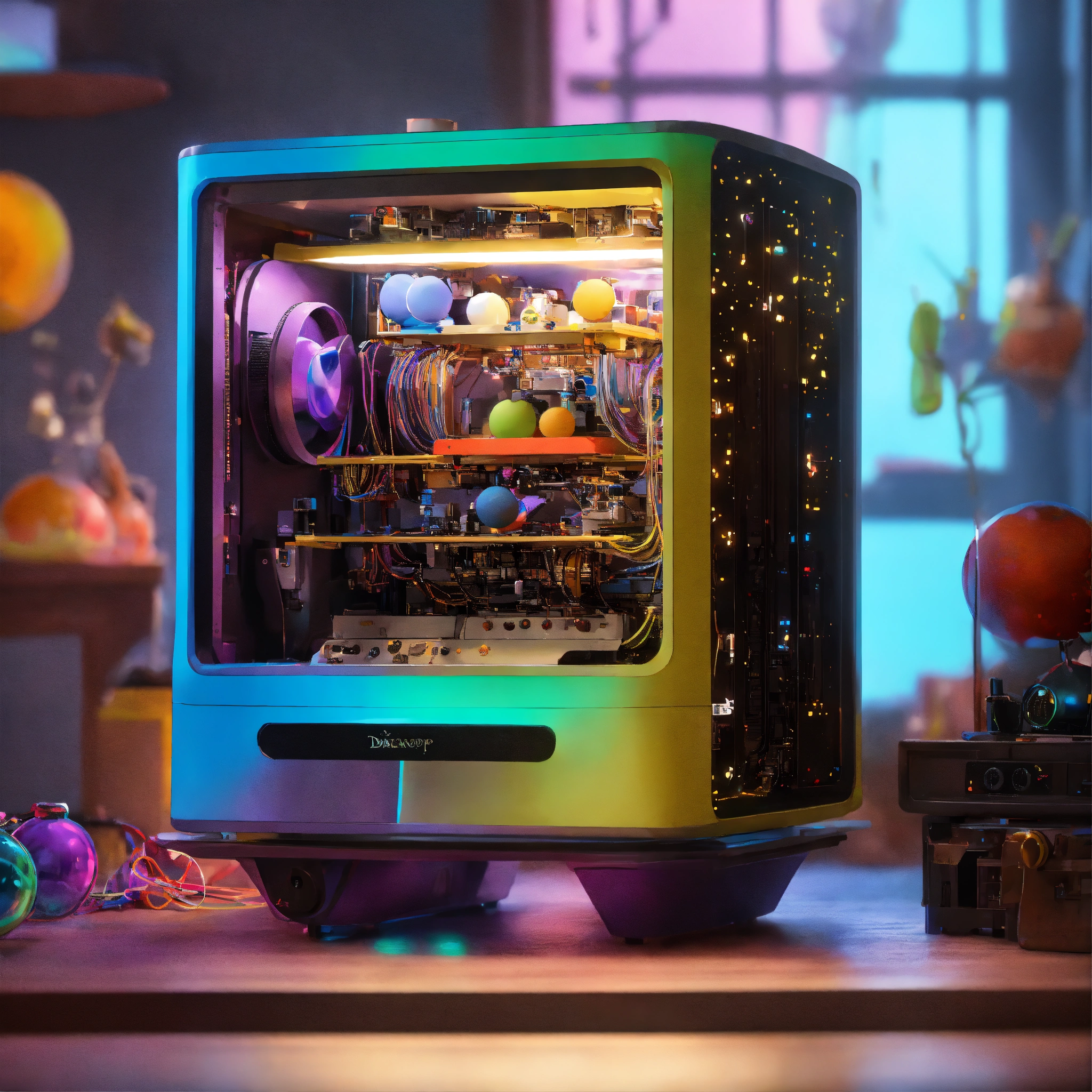 Lexica - Color pop style, (disney-pixar) style, quantum computing ...