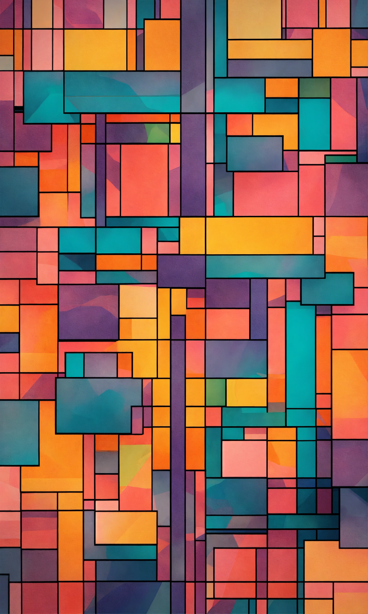 Lexica - Abstract mural