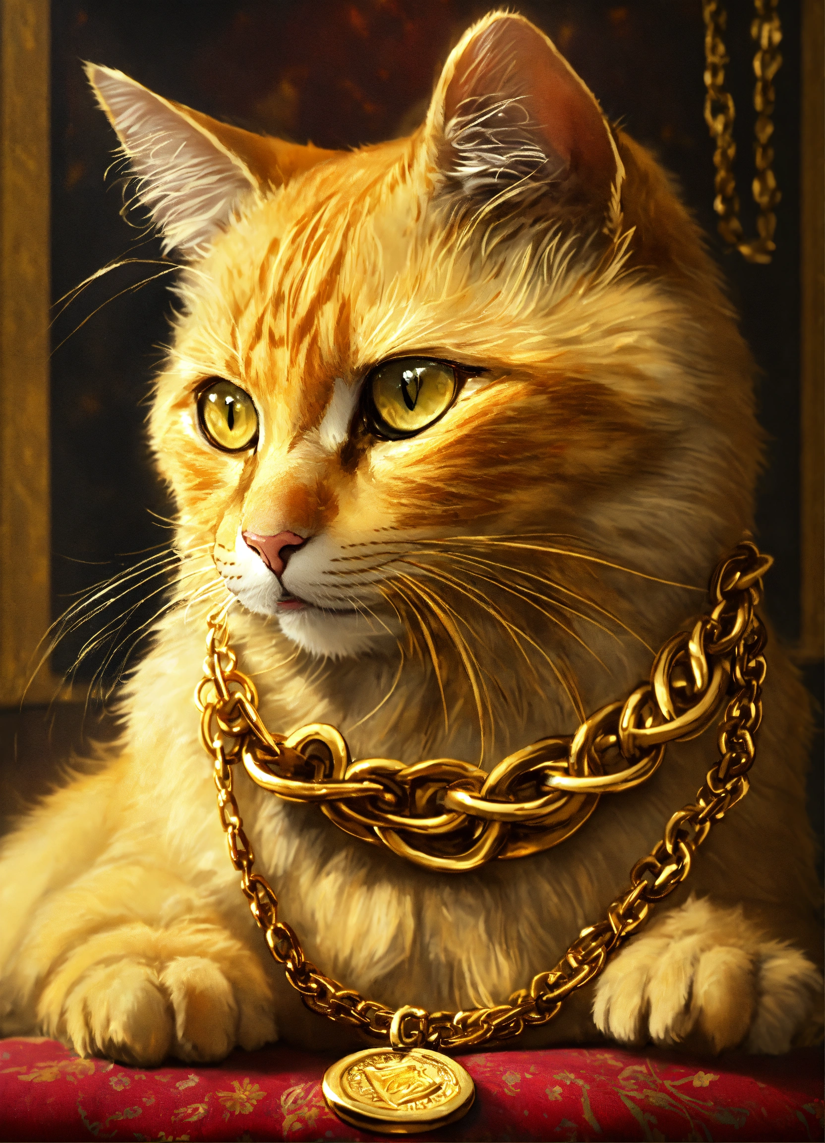 Lexica - The cat who makes a gold chain