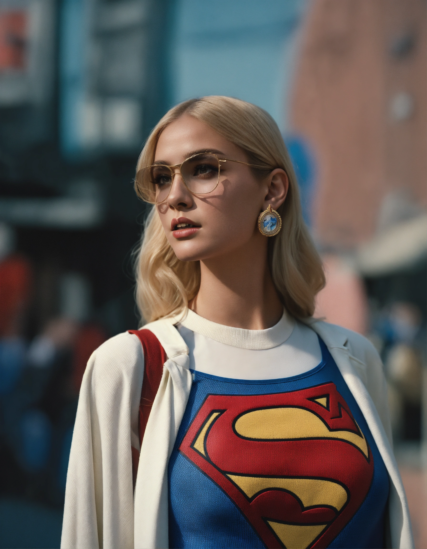 Lexica - 1990s Supergirl, model, 8k resolution, hyper realistic, day ...