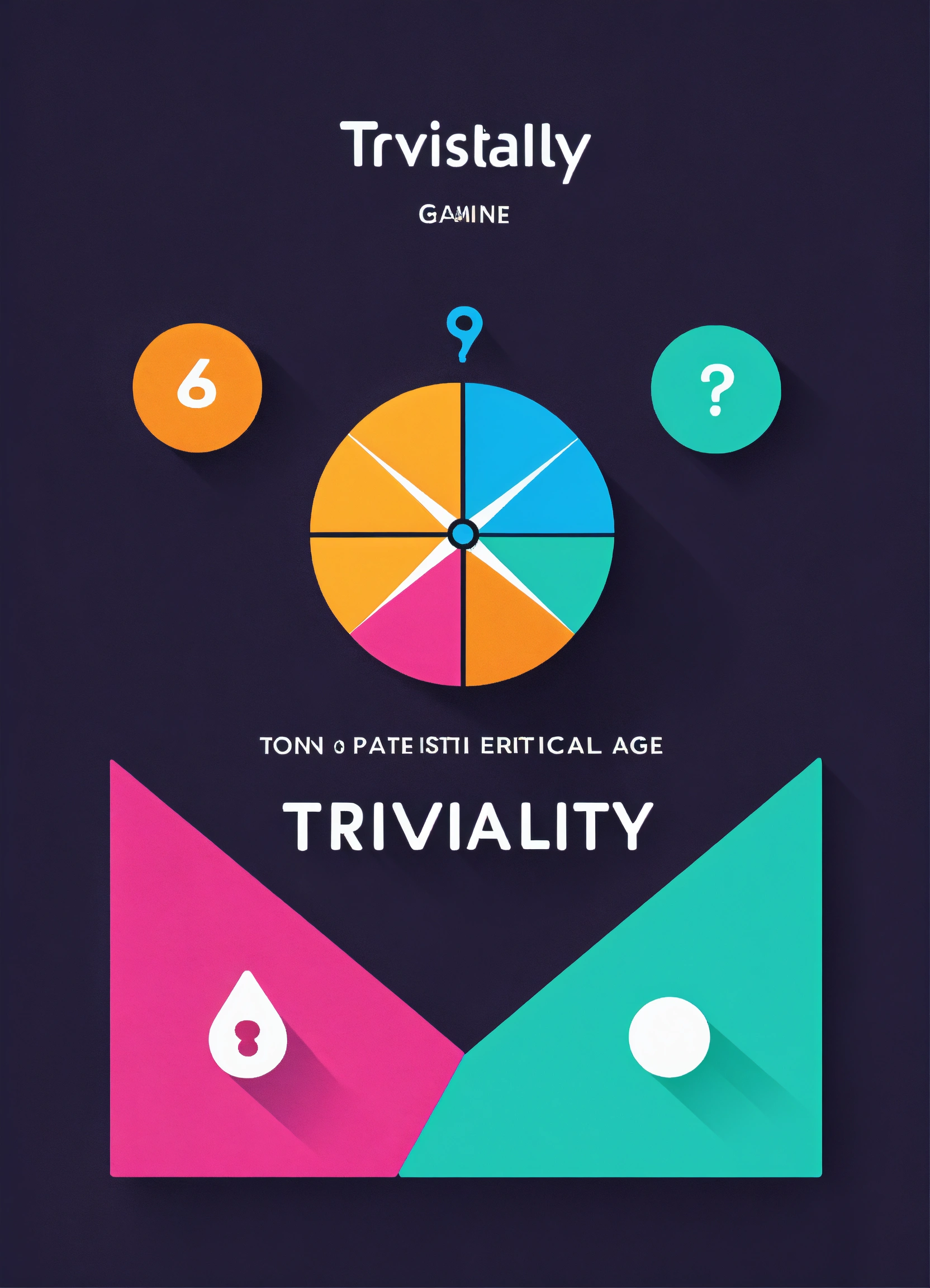 Lexica Logo of triviality game inspired of trivial pursuit game
