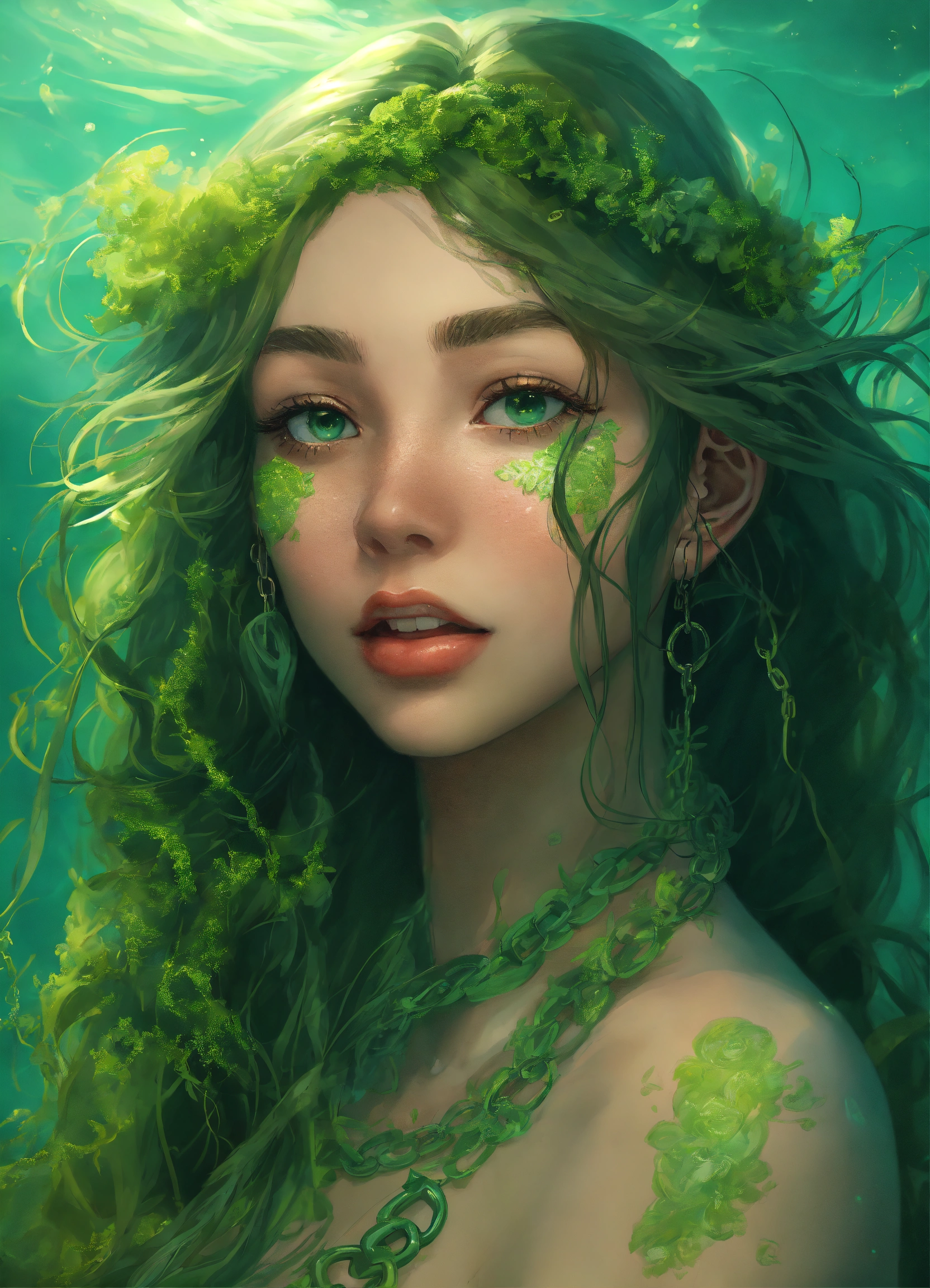 Lexica - *surreal*portrait of happy disney princess covered in light ...