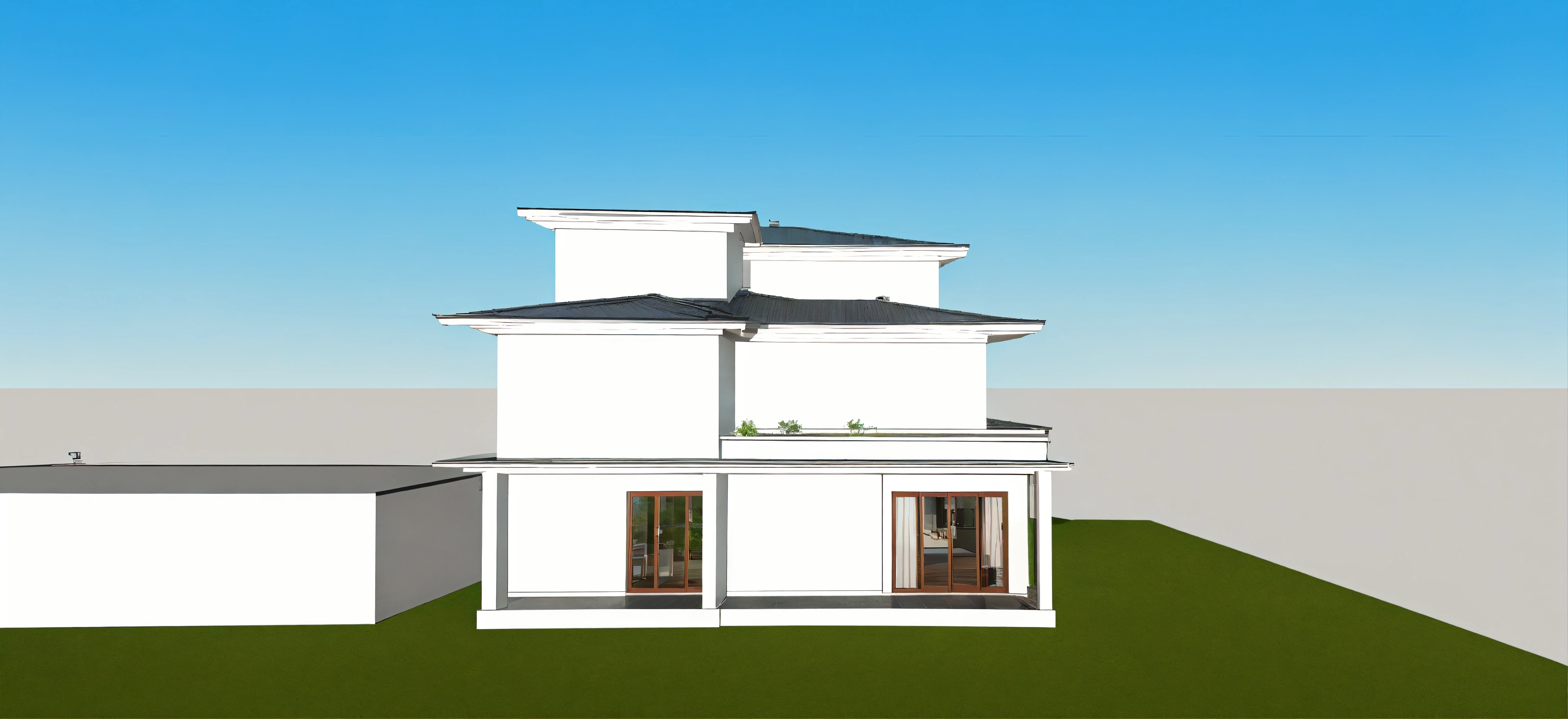 Lexica - Modern classic house based on uploaded photorealistic ...