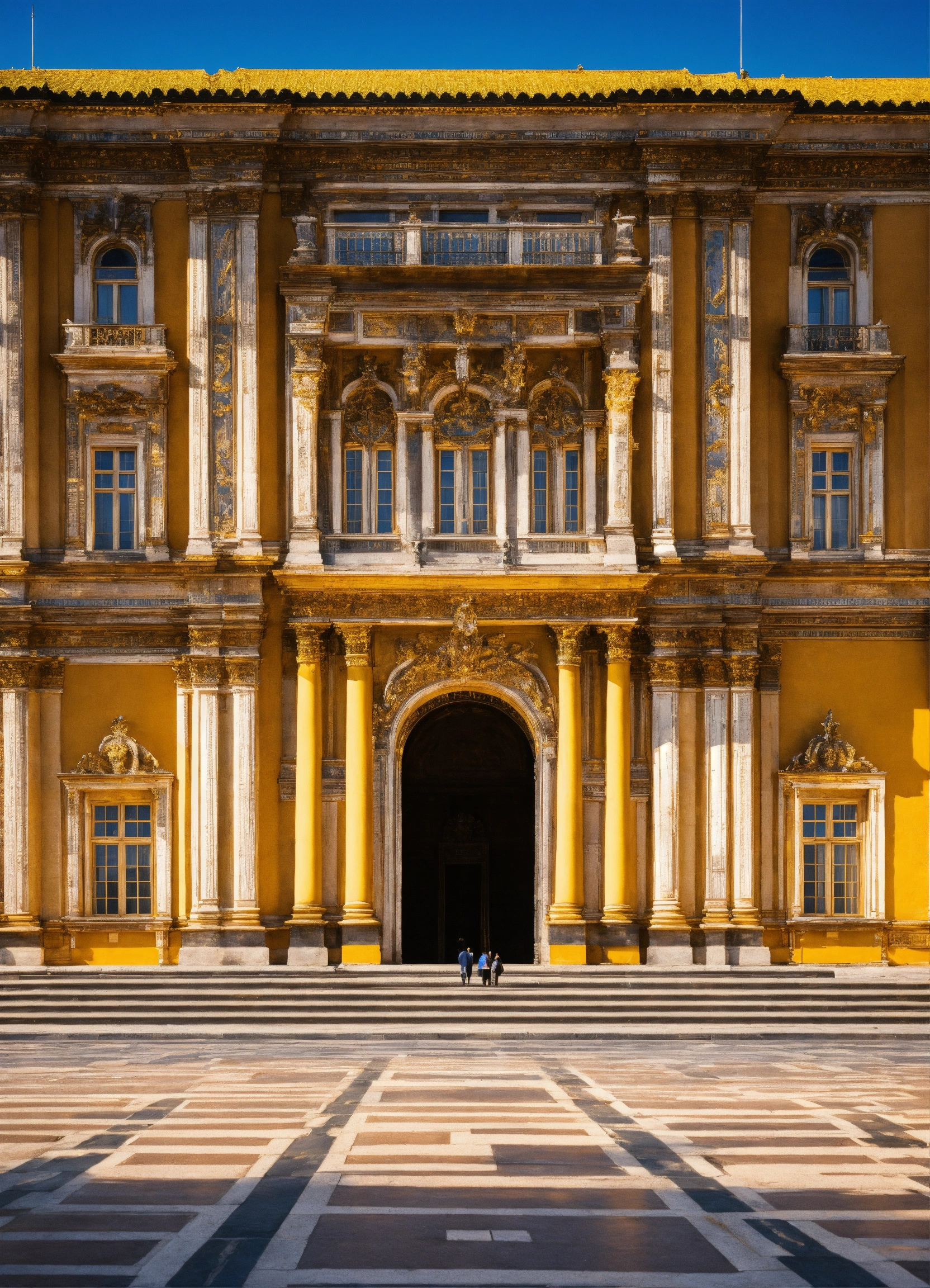 Lexica - A royal palace exterior