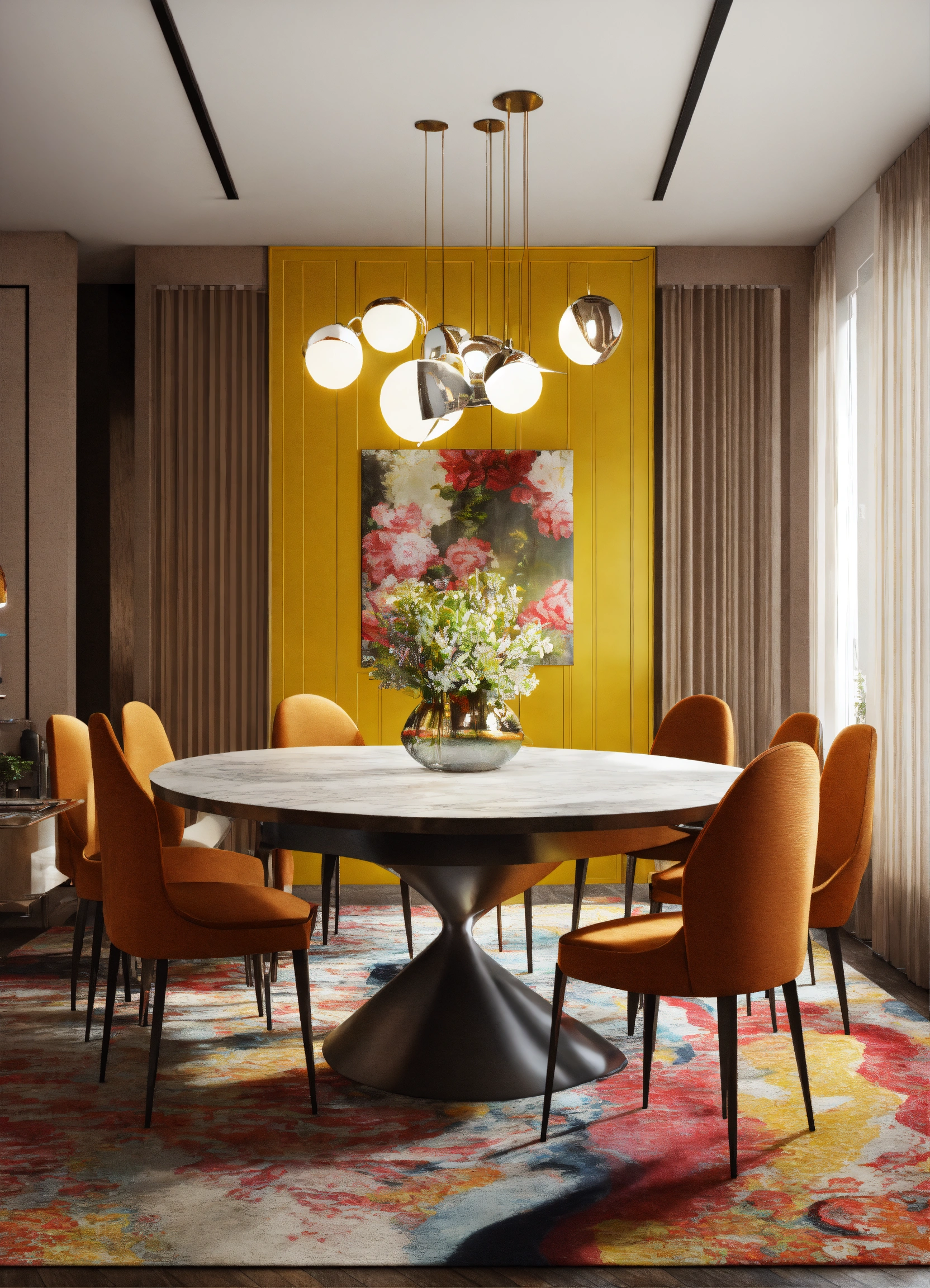 Lexica - Design tAble dining room 3d art