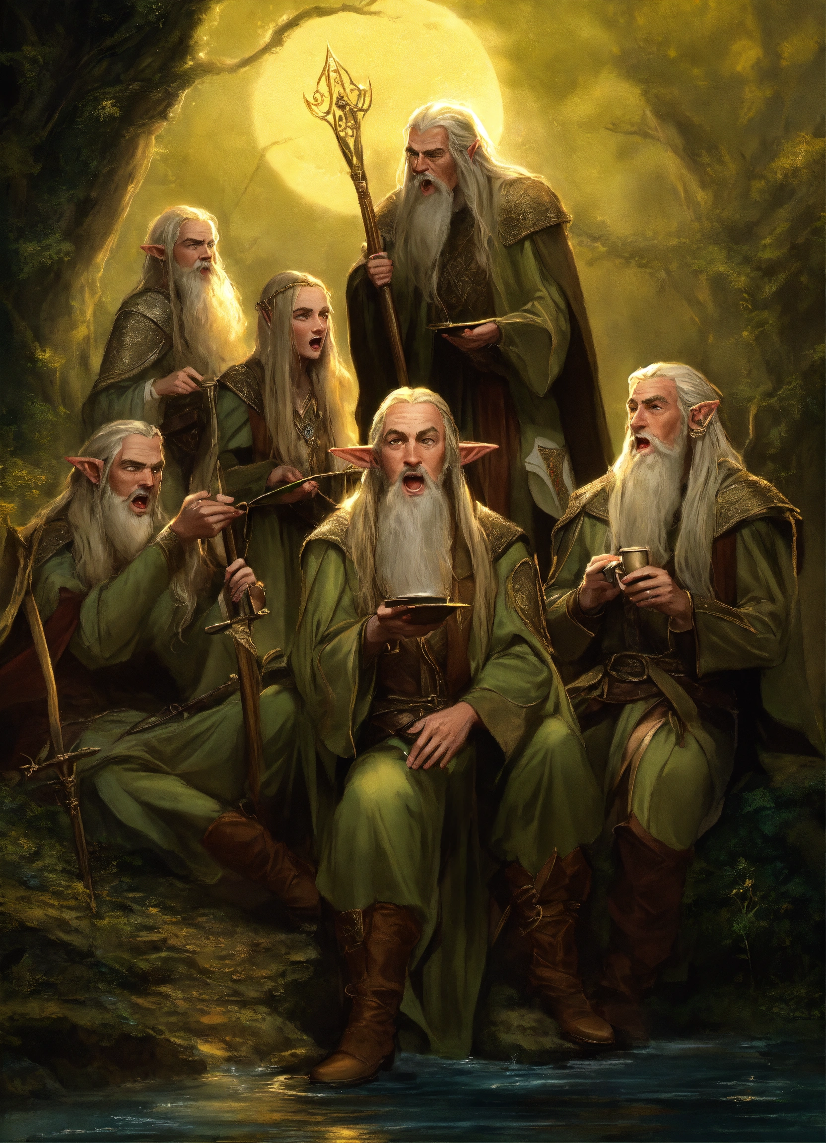 Lexica - Lord of the rings, elves, singing, night