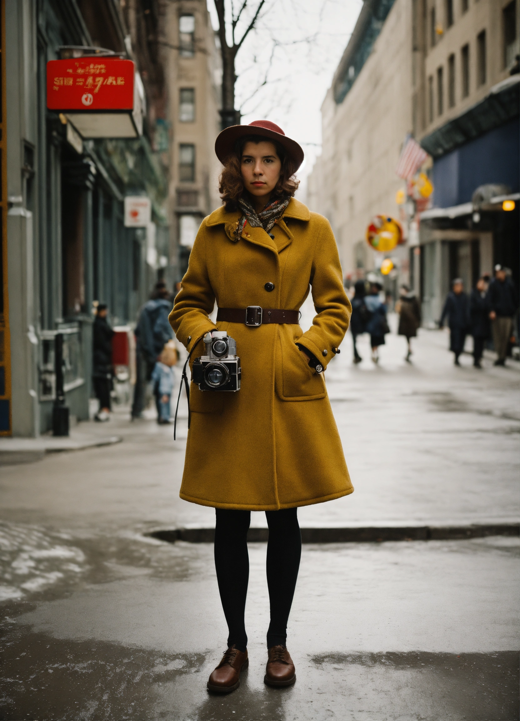 Lexica - Street photography in the style of vivian maier and rolleiflex
