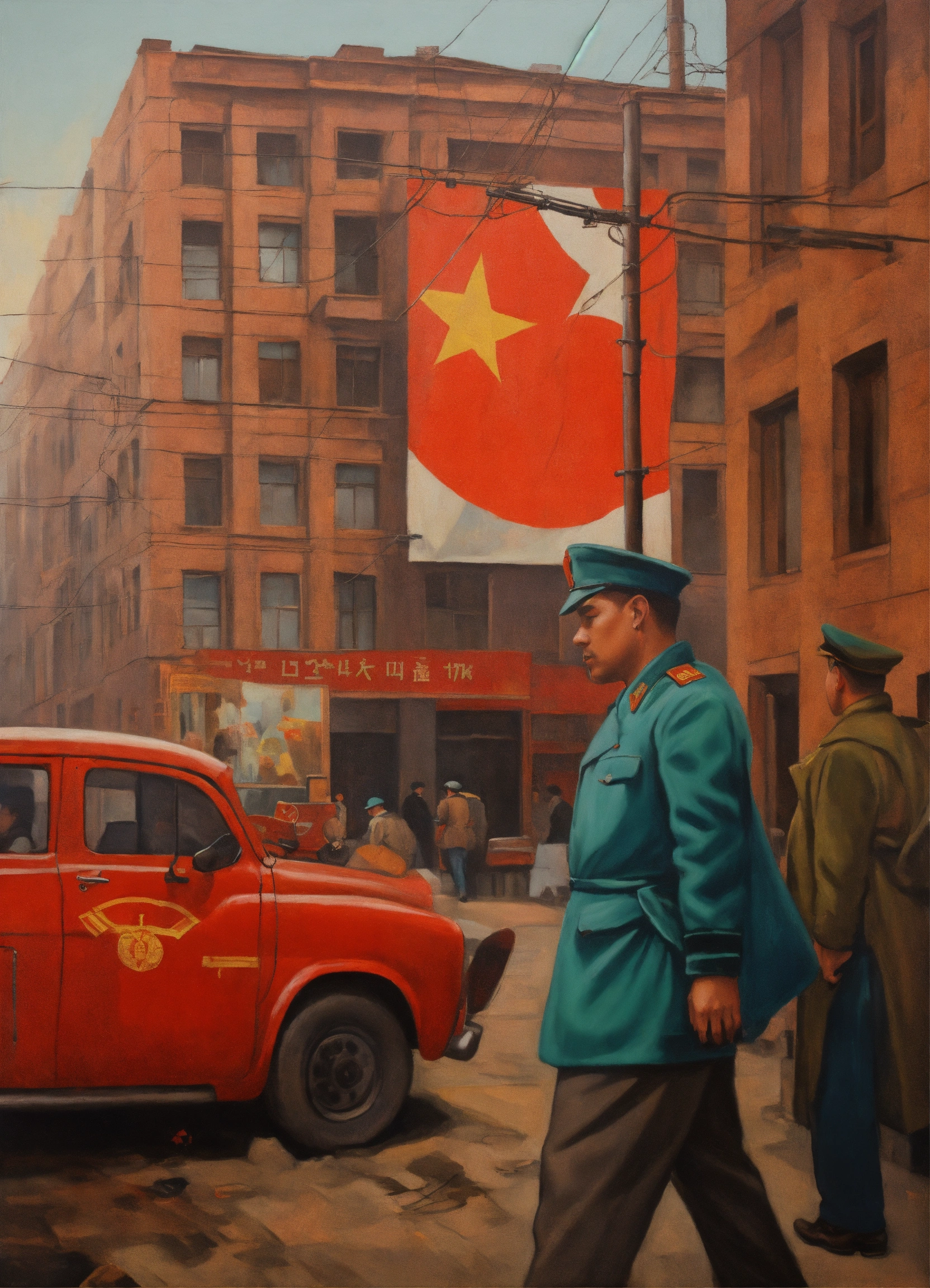Lexica - Superrealist style, urban style, communism