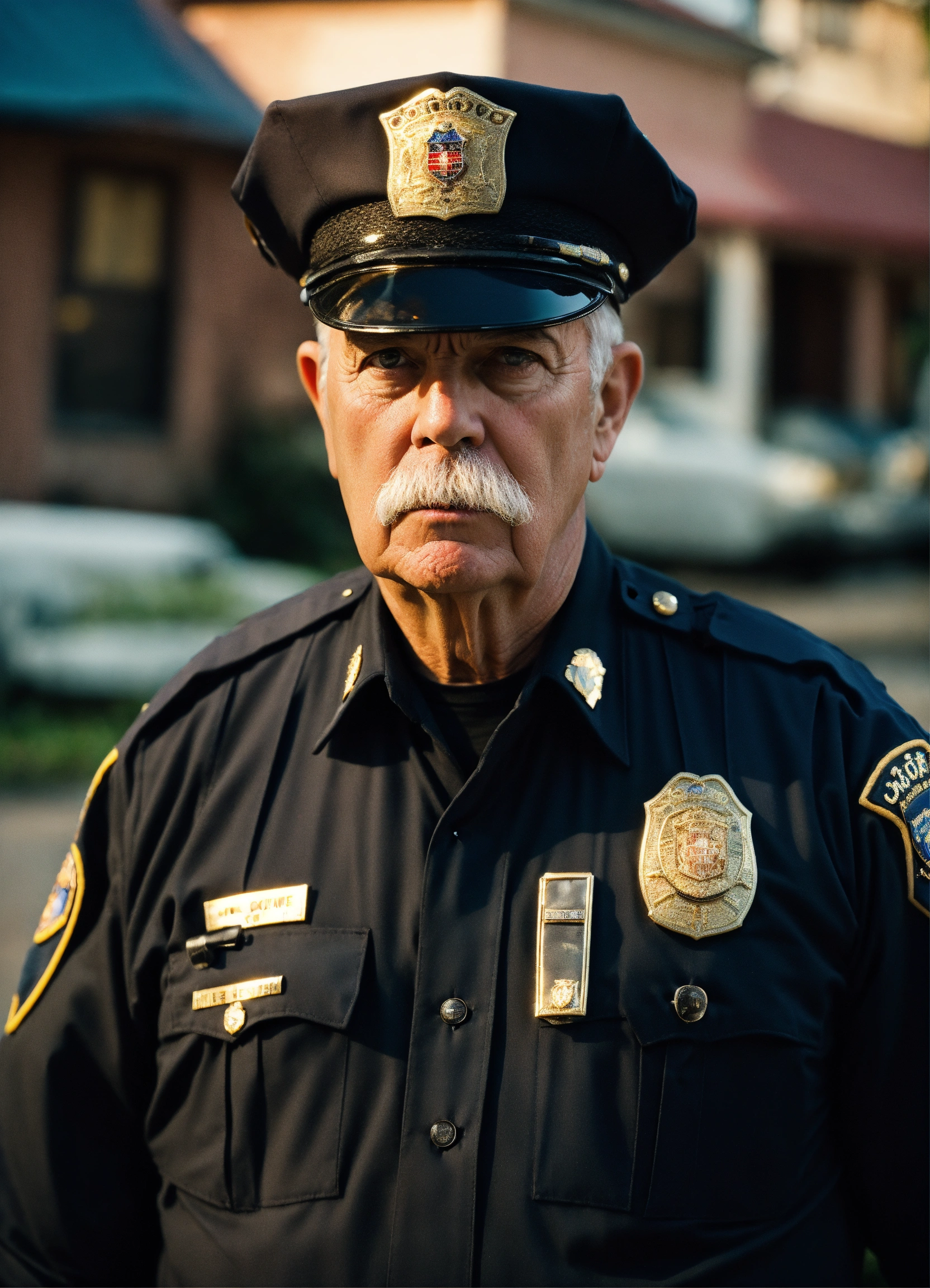 Lexica - Scared RANDOM unique expressive old SMALL-TOWN COP