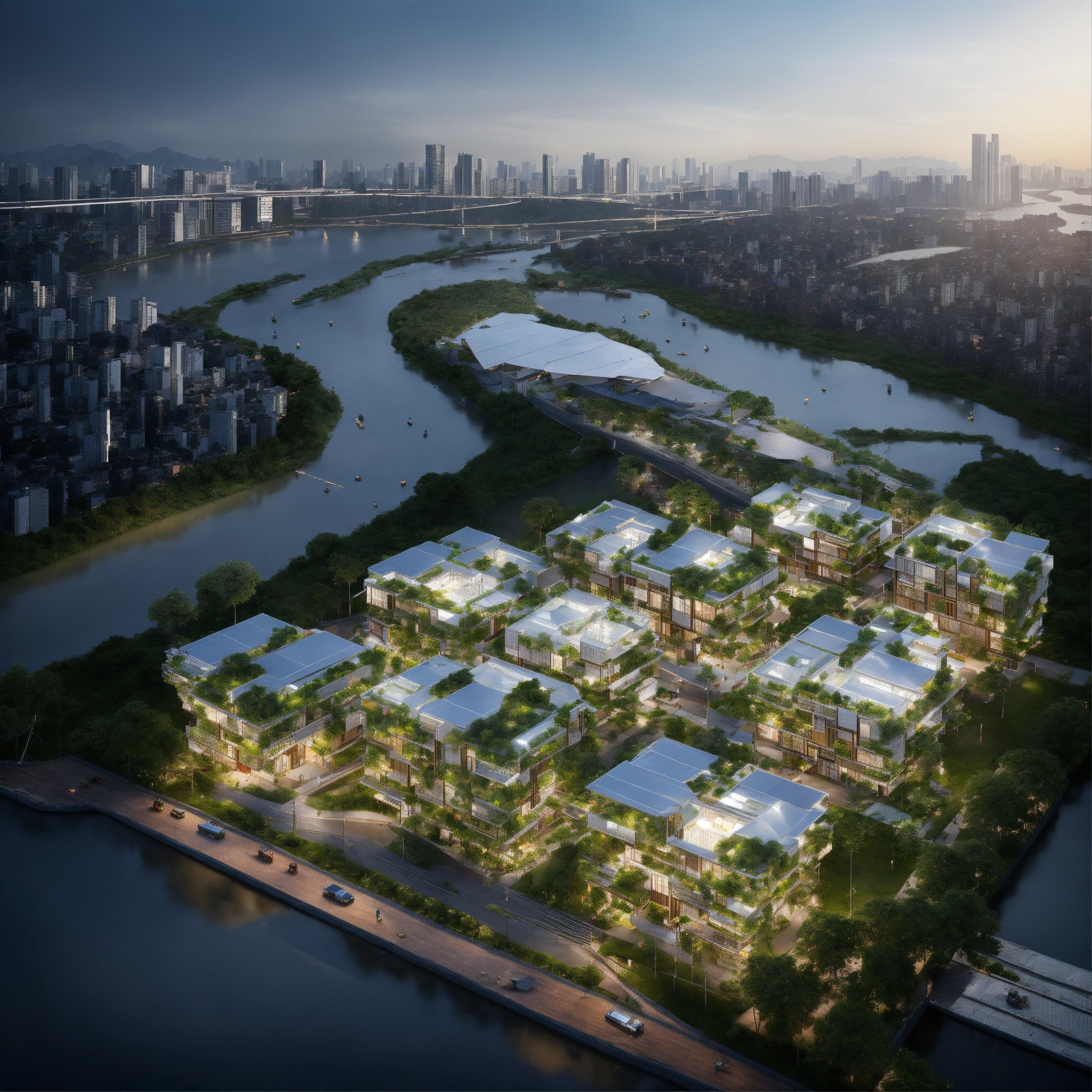 Lexica - Imagine a vision of meta-organic Ho Chi Minh city in 2050 ...