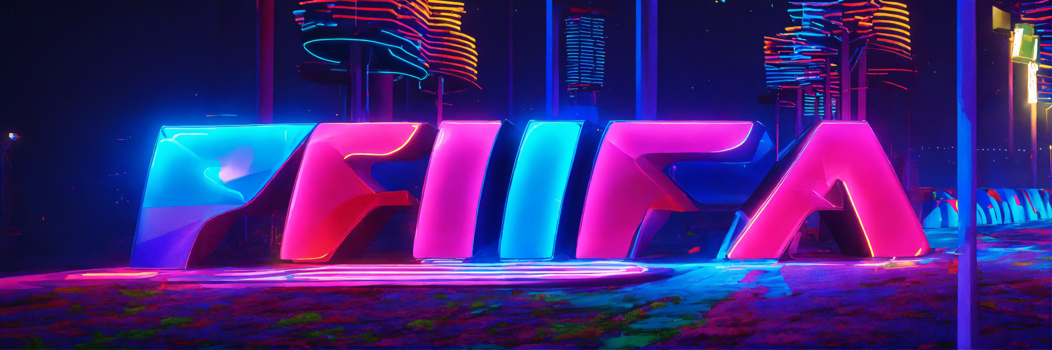 Lexica - Fifa NEON IŞIKLI 4K 8K
