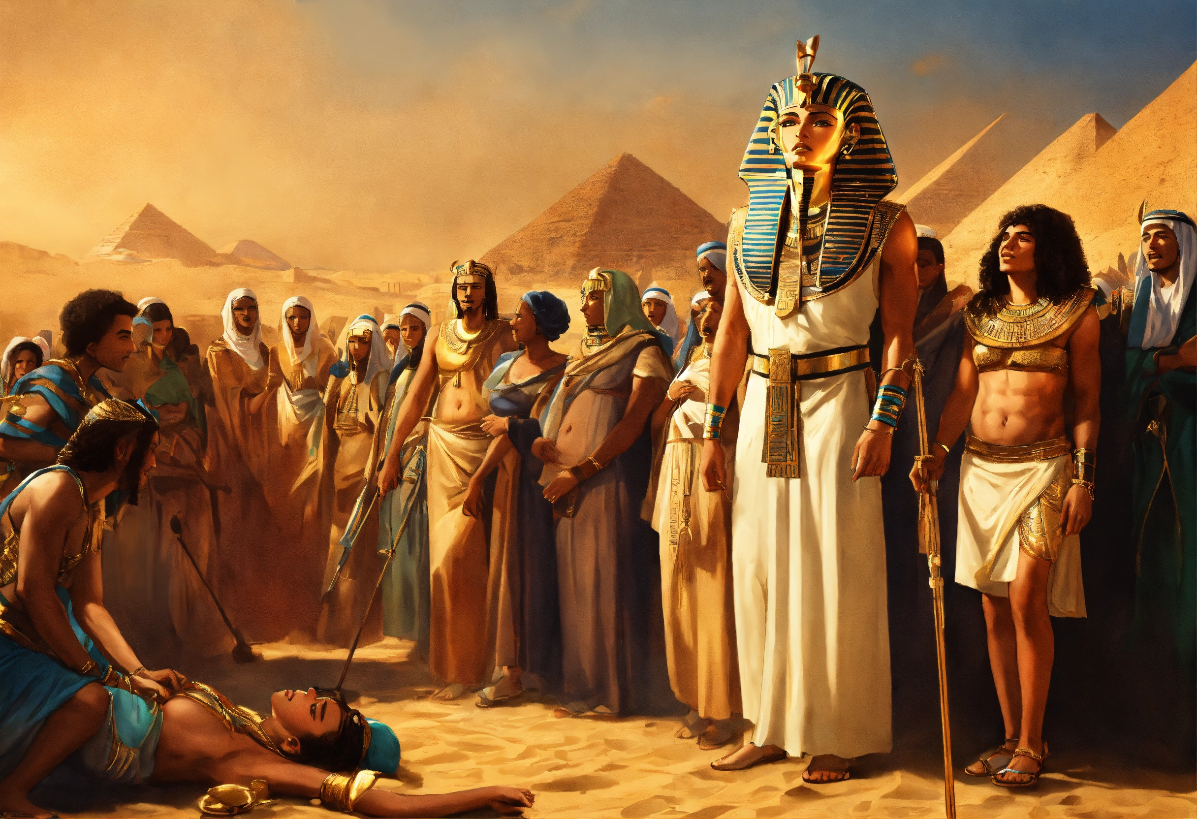 Lexica - Pharaoh of Egypt speaks to the midwives to kill the children ...
