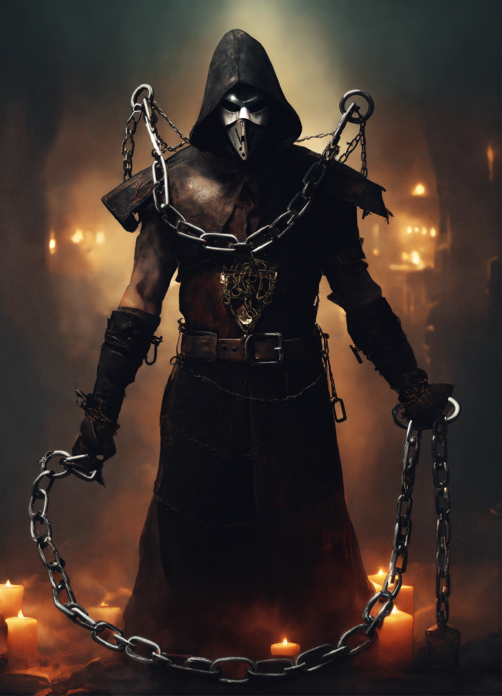 Lexica A evil human that wears an executioner mask, has long chains