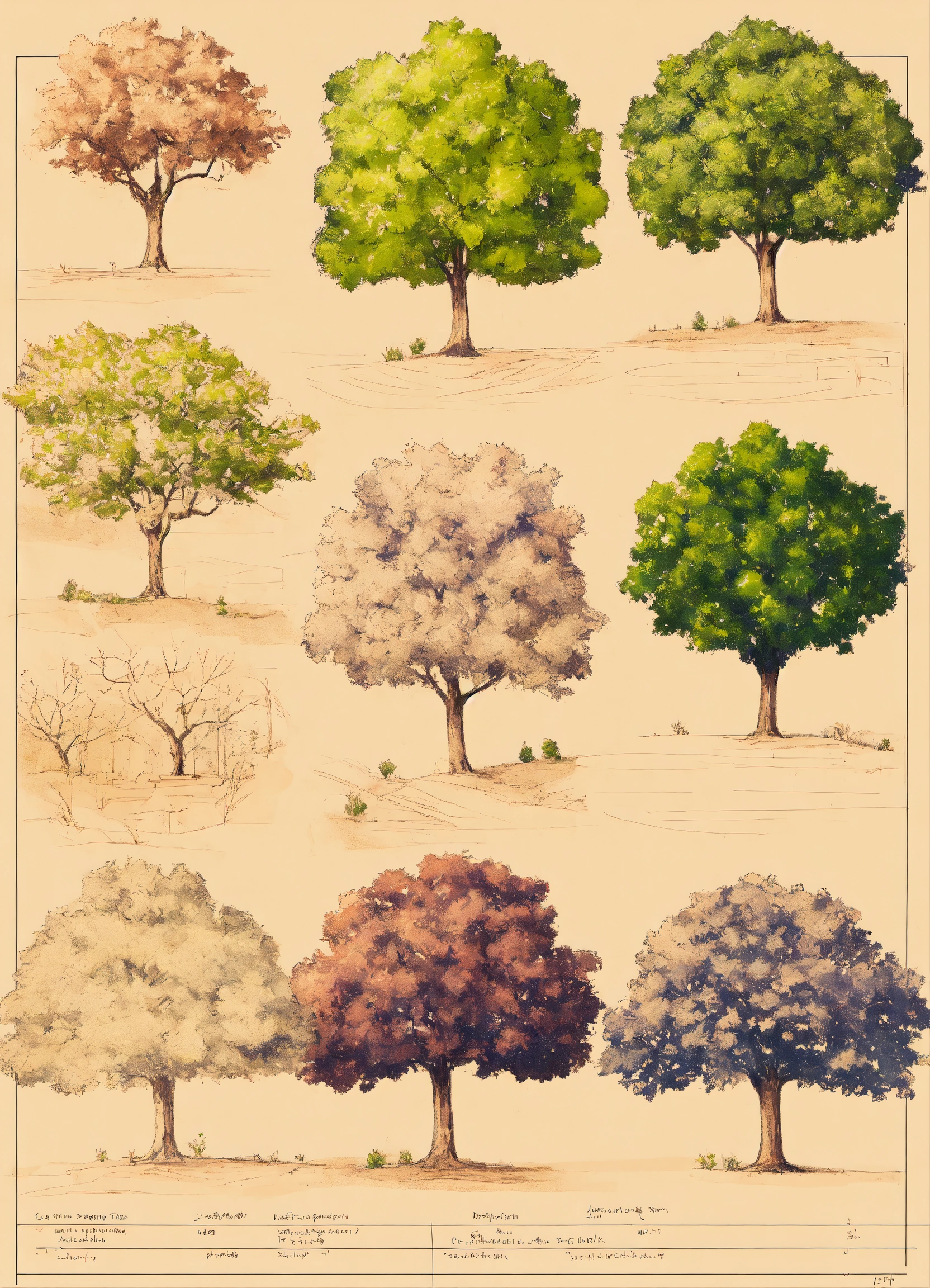 Lexica - Designing tree, designing sheet, sketch out designs,