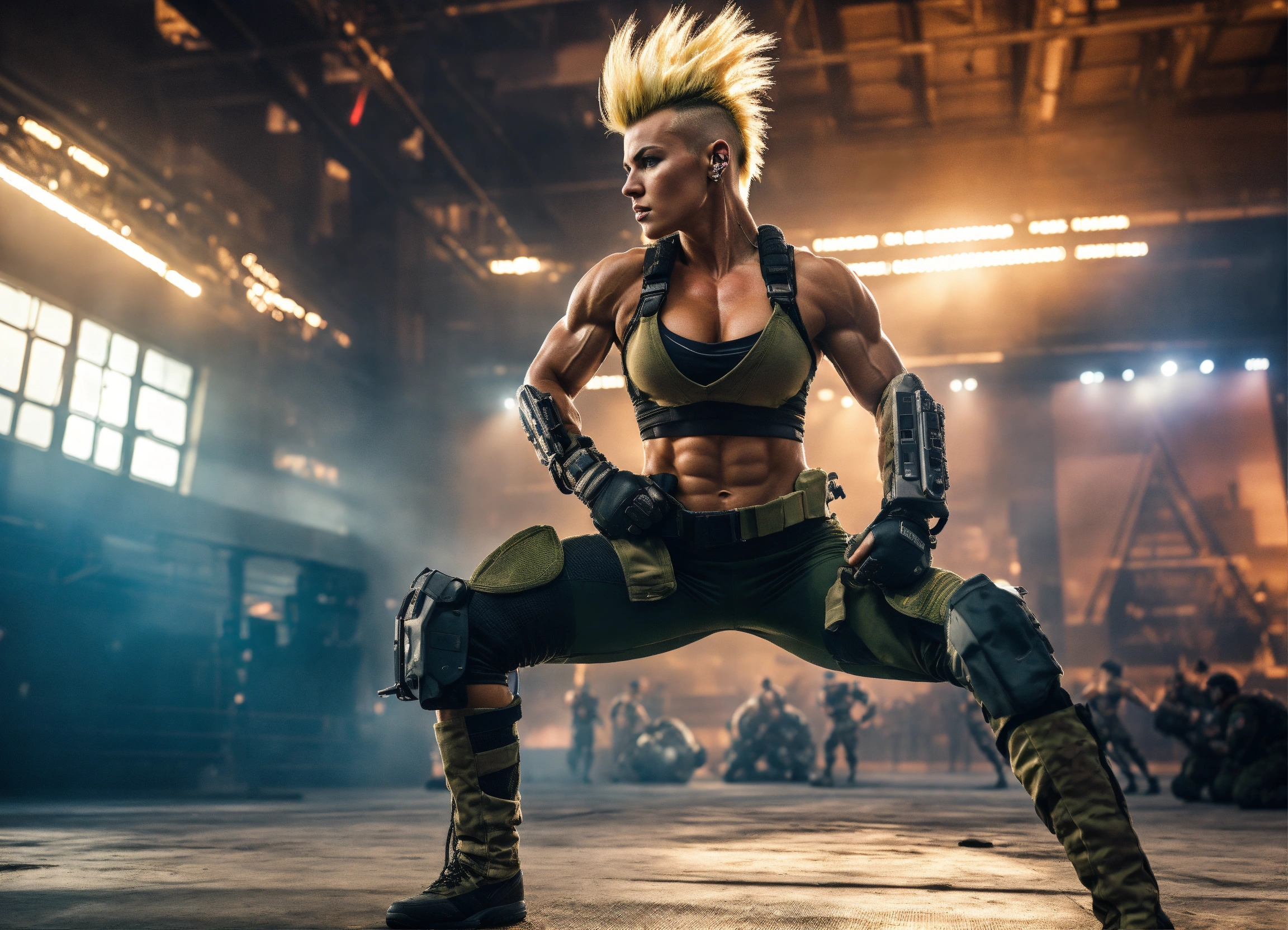Lexica - Fighting soldiers in an arena, full body, realistic ...