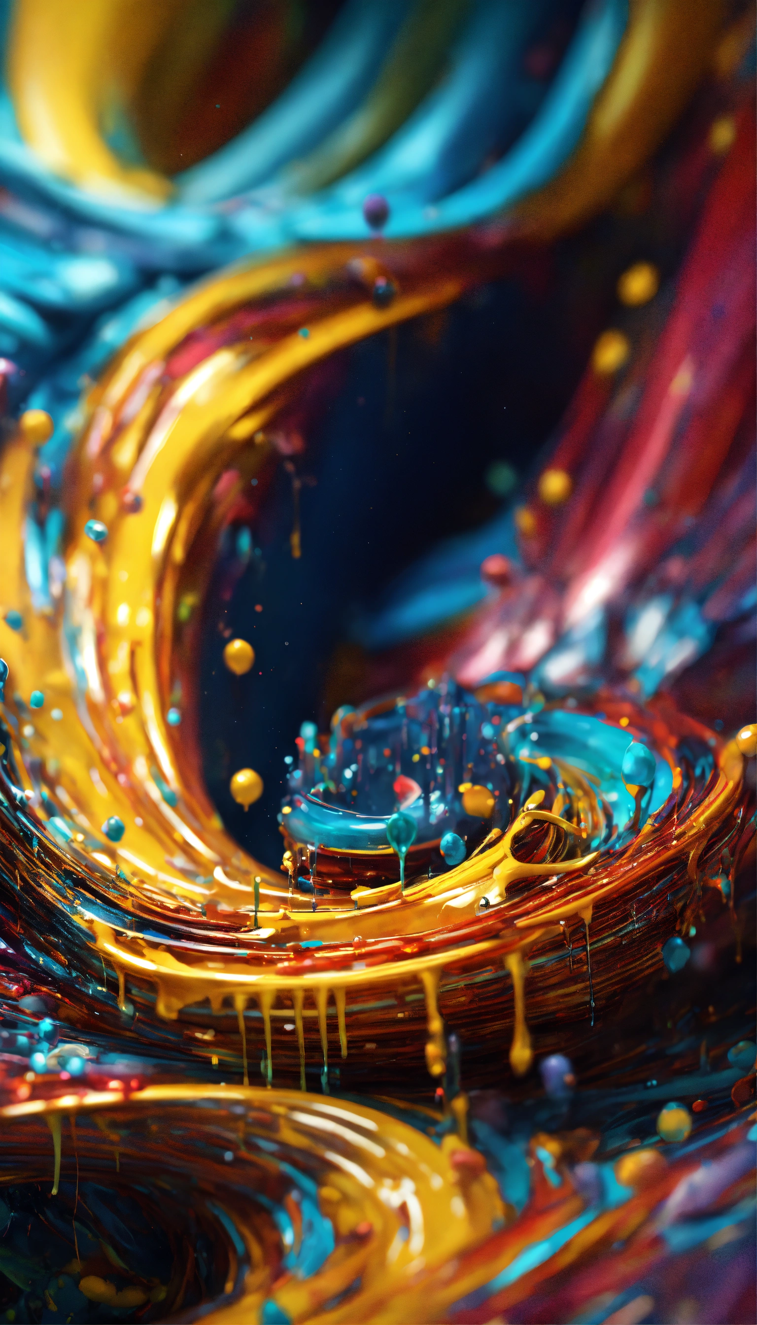 Lexica - Amazing wallpapers, 3d, beautifull, drippy abstract, highly ...