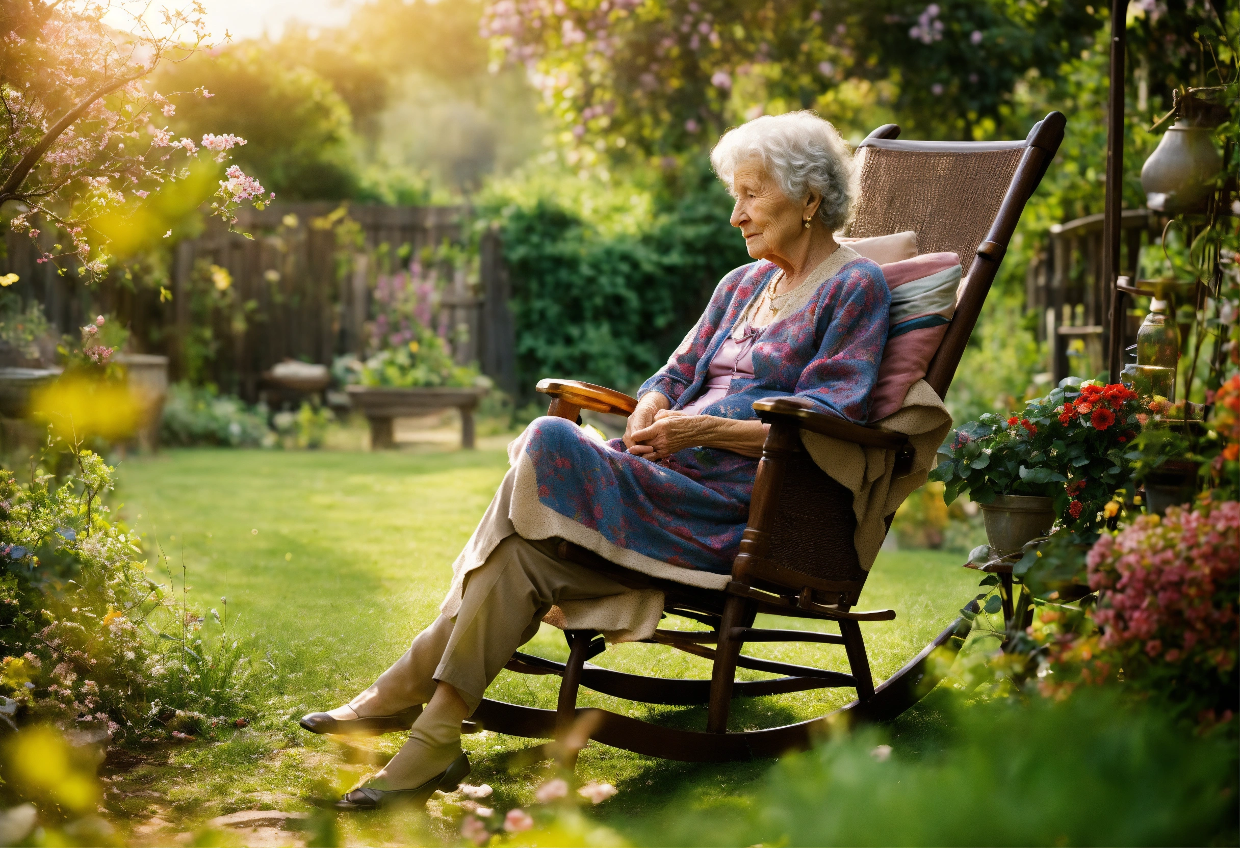 Lexica - Tales from the novel of a lifetime, Elderly woman sitting in a ...