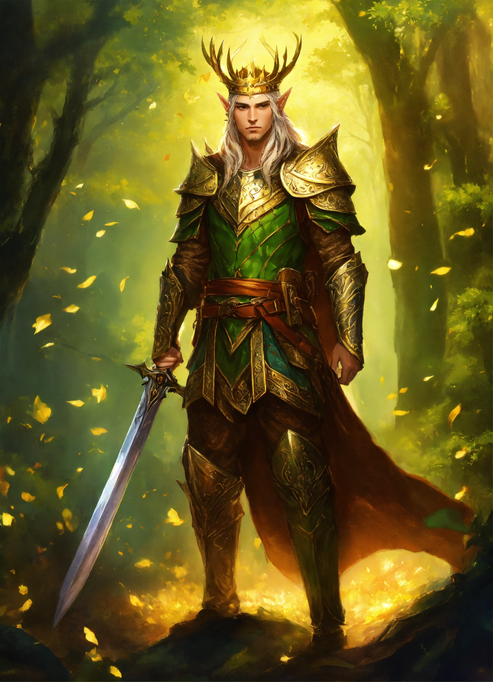 Lexica - King elf, the good king, form the forest of light, an warrior ...