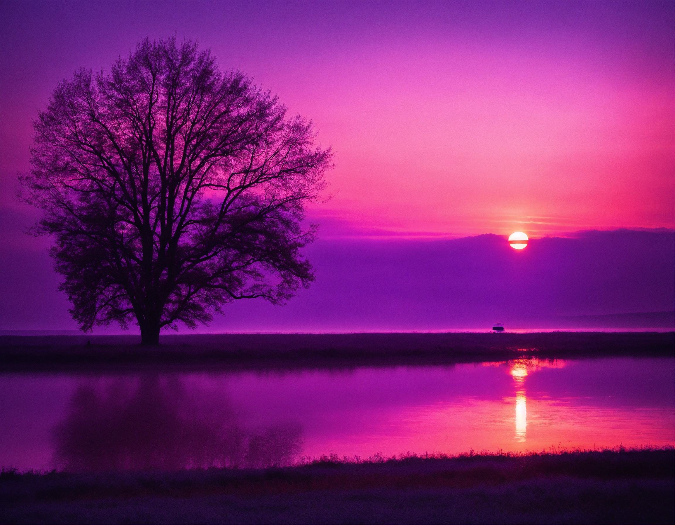 Lexica - Sunrise in violet