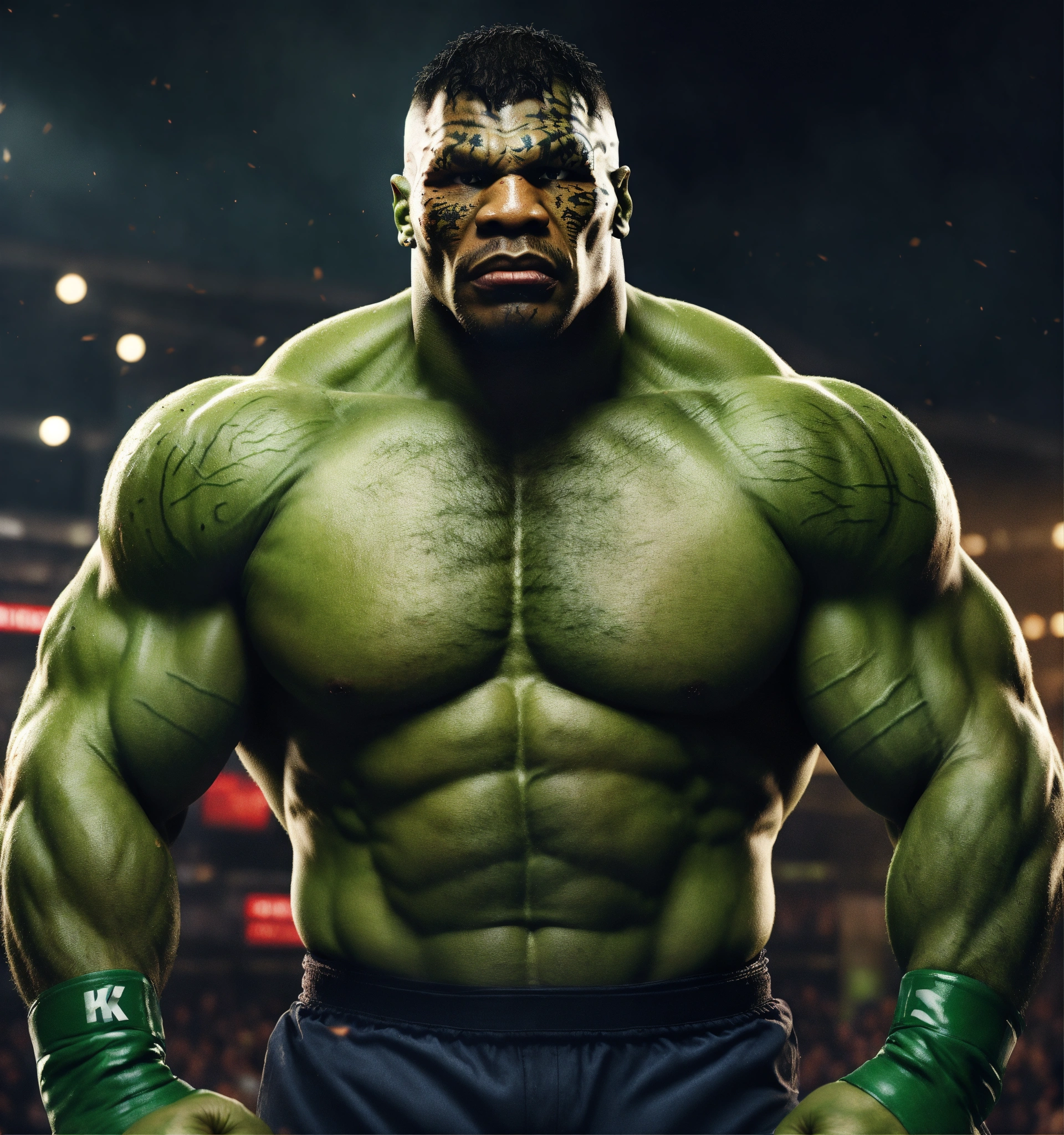 Lexica - Mike tyson hulk, 8k