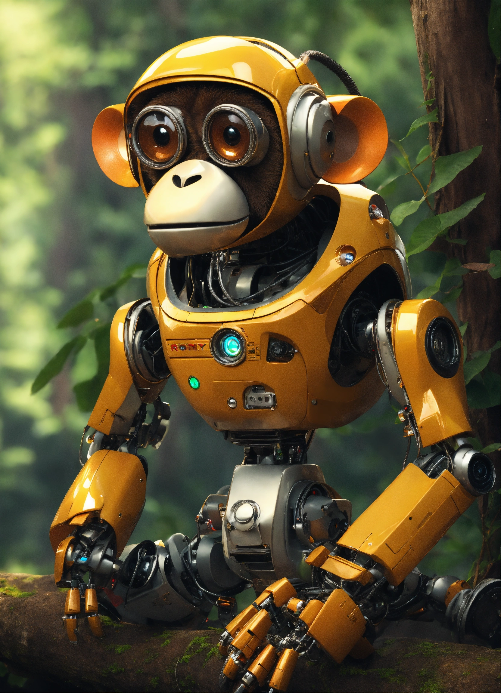 Lexica - Robot monkey
