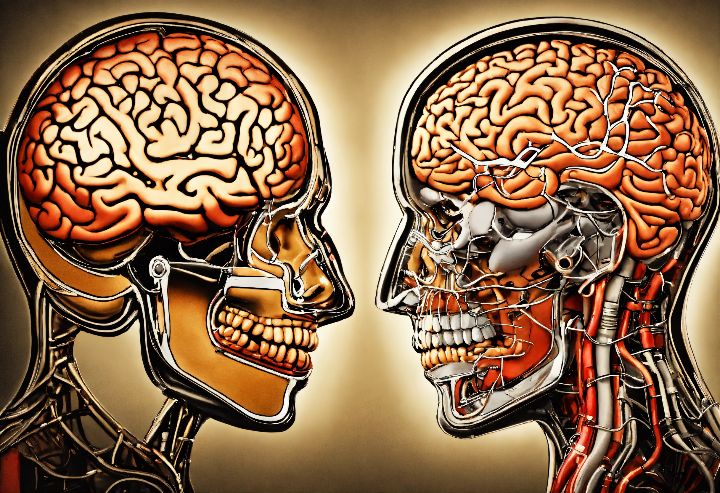 Lexica - 2 brain outlines, known as Conversing brain outlines ...