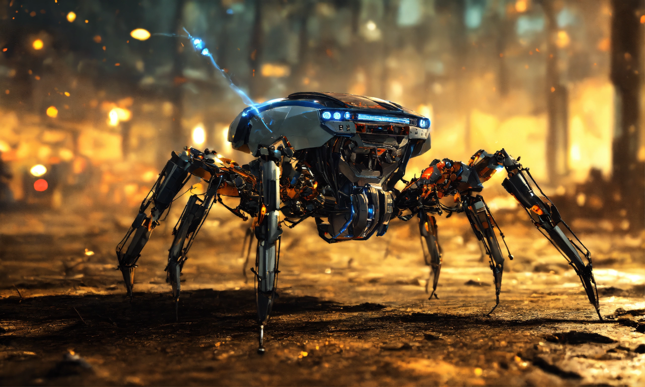 Lexica - Robotic bug invasion, multitudes, spider bots, attack, hi-tech