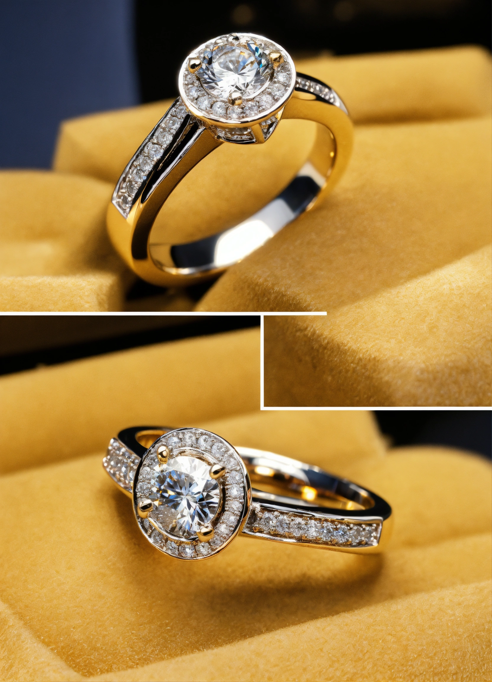 Lexica - Jewellery design, industrial style, Create diamond gold ring ...
