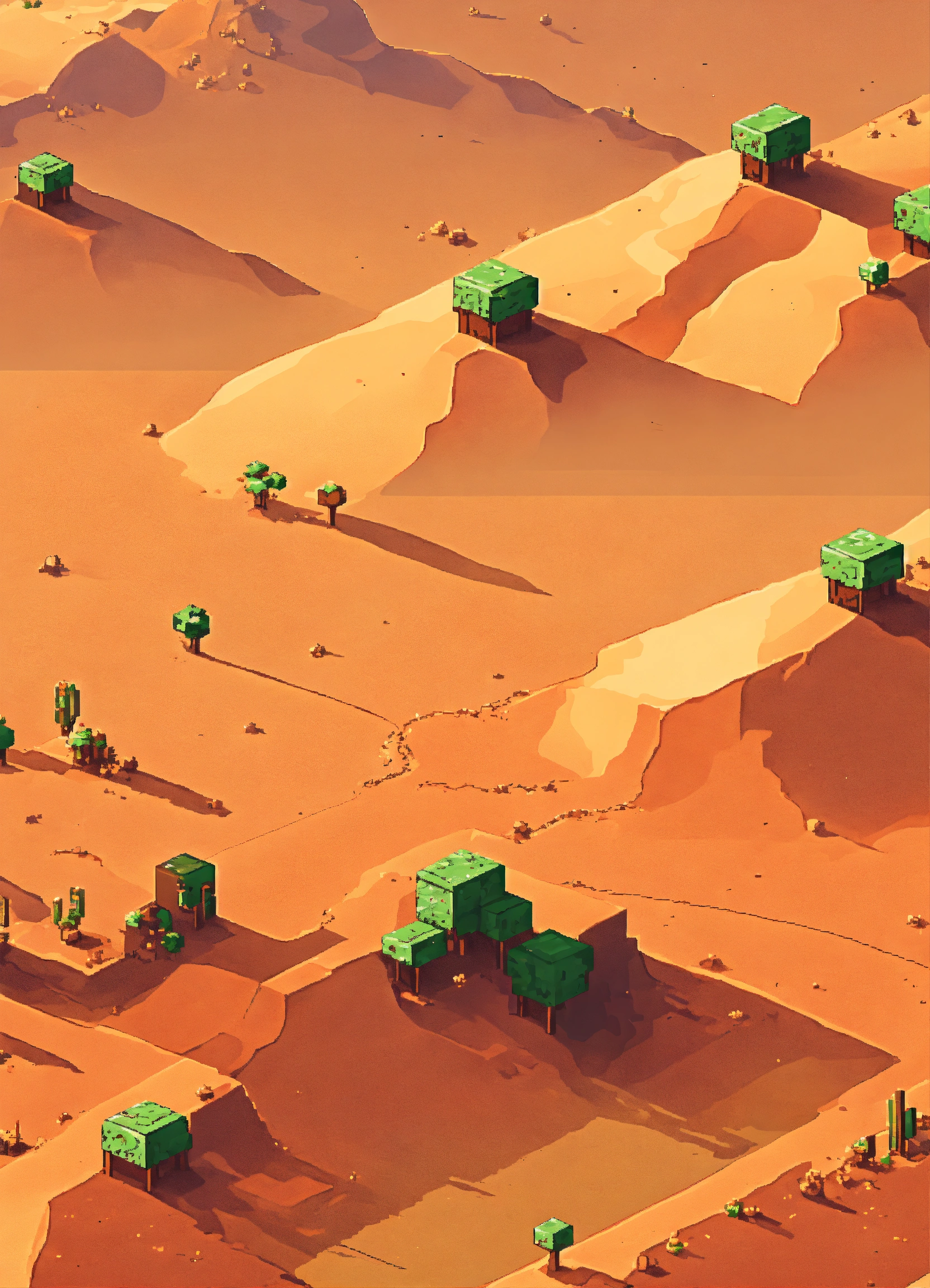 lexica-simple-blocky-pixel-8-bit-image-of-a-completely-flat-desert