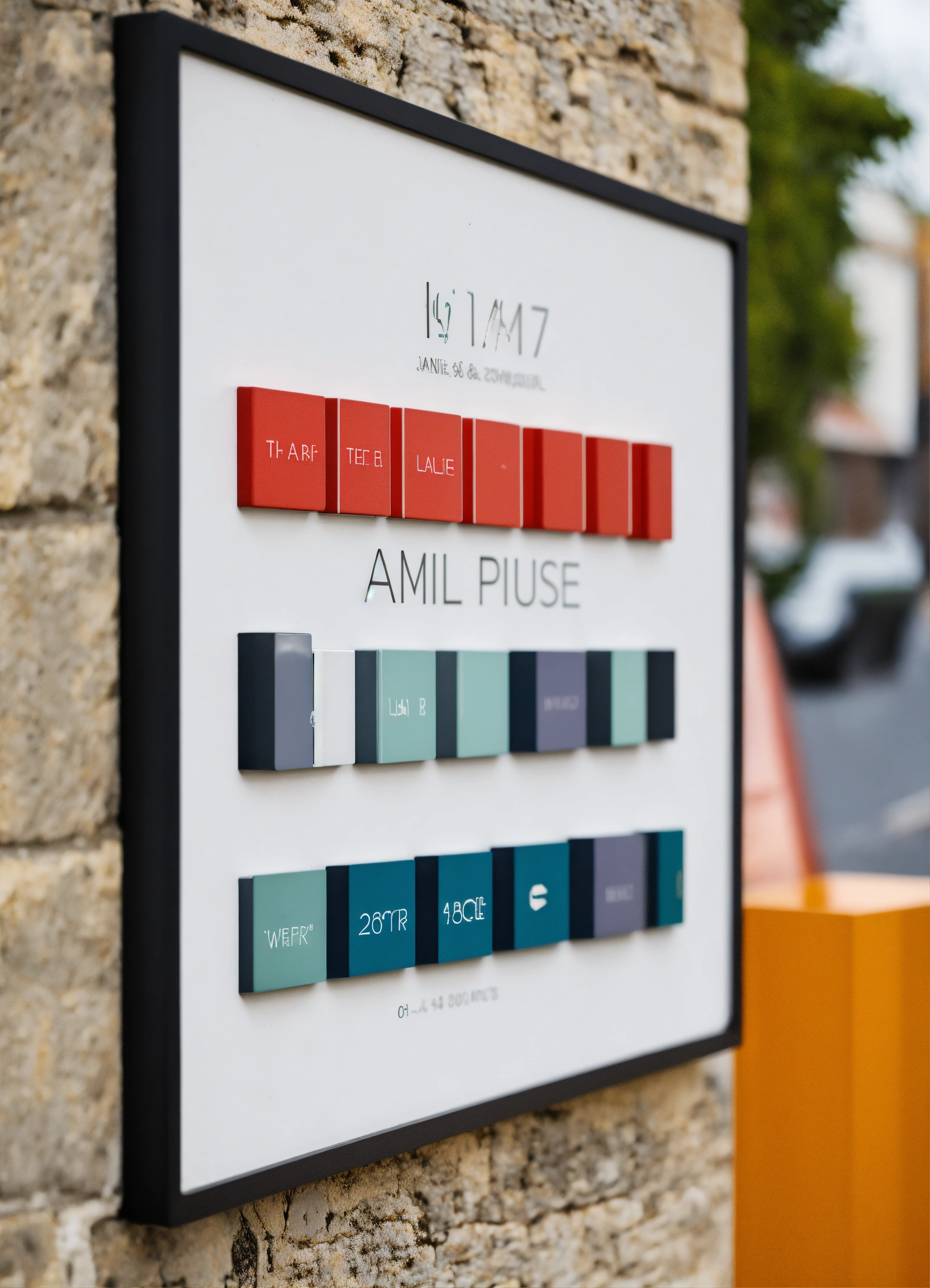 Lexica - Modern wall sign